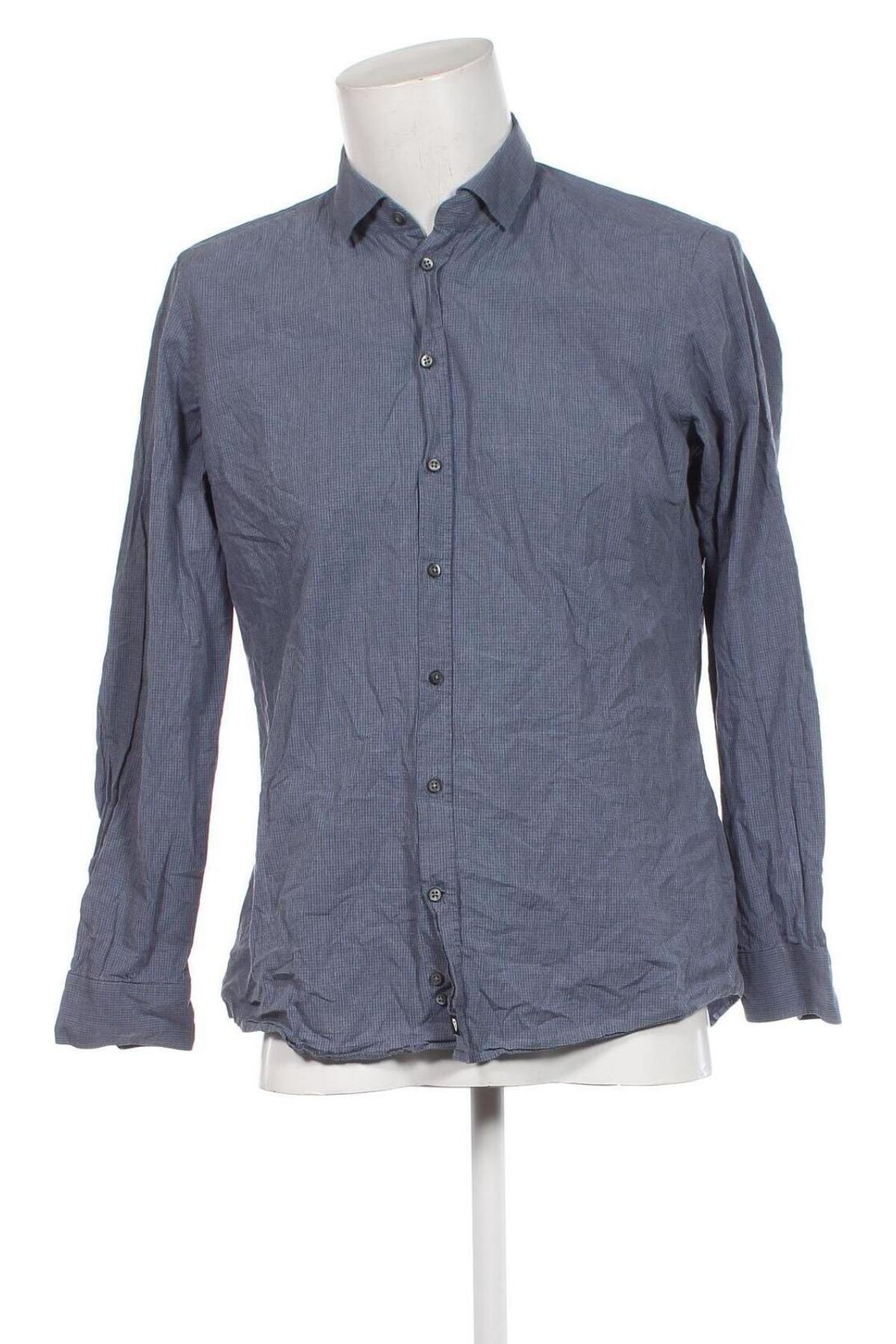 Herrenhemd Strellson, Größe L, Farbe Blau, Preis € 17,22