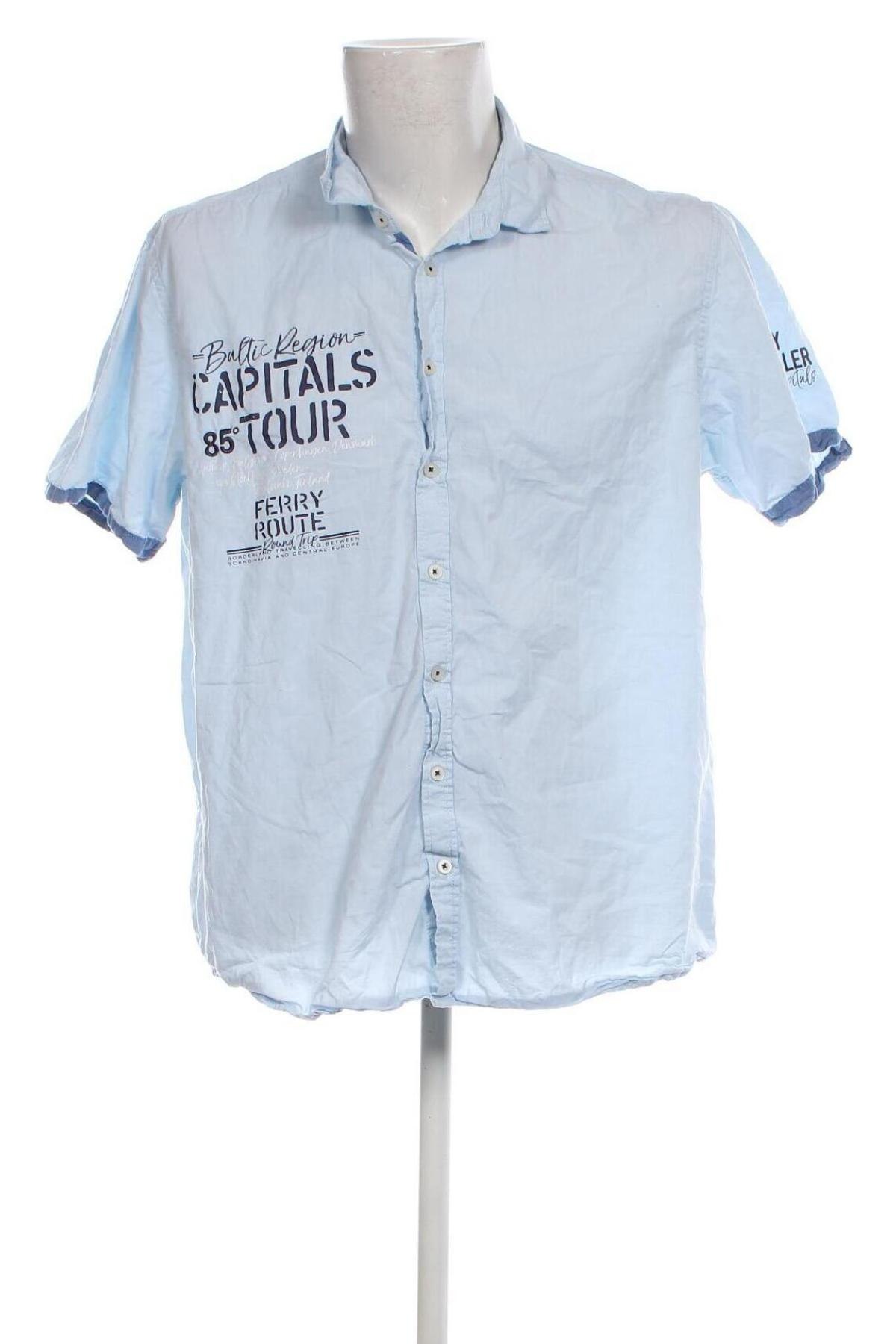 Ανδρικό πουκάμισο Su, Μέγεθος XXL, Χρώμα Μπλέ, Τιμή 10,76 €