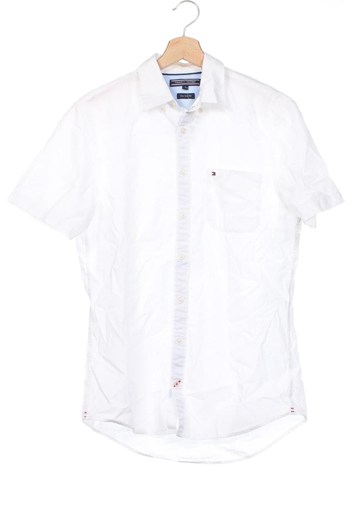 Herrenhemd Tommy Hilfiger, Größe S, Farbe Weiß, Preis 20,62 €