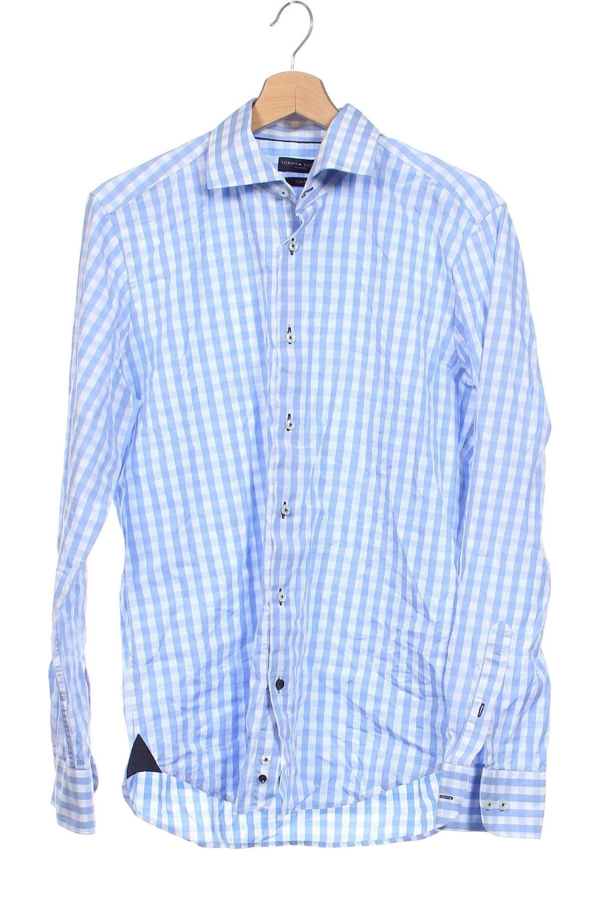 Мъжка риза Tommy Hilfiger, Размер S, Цвят Син, Цена 41,25 лв.