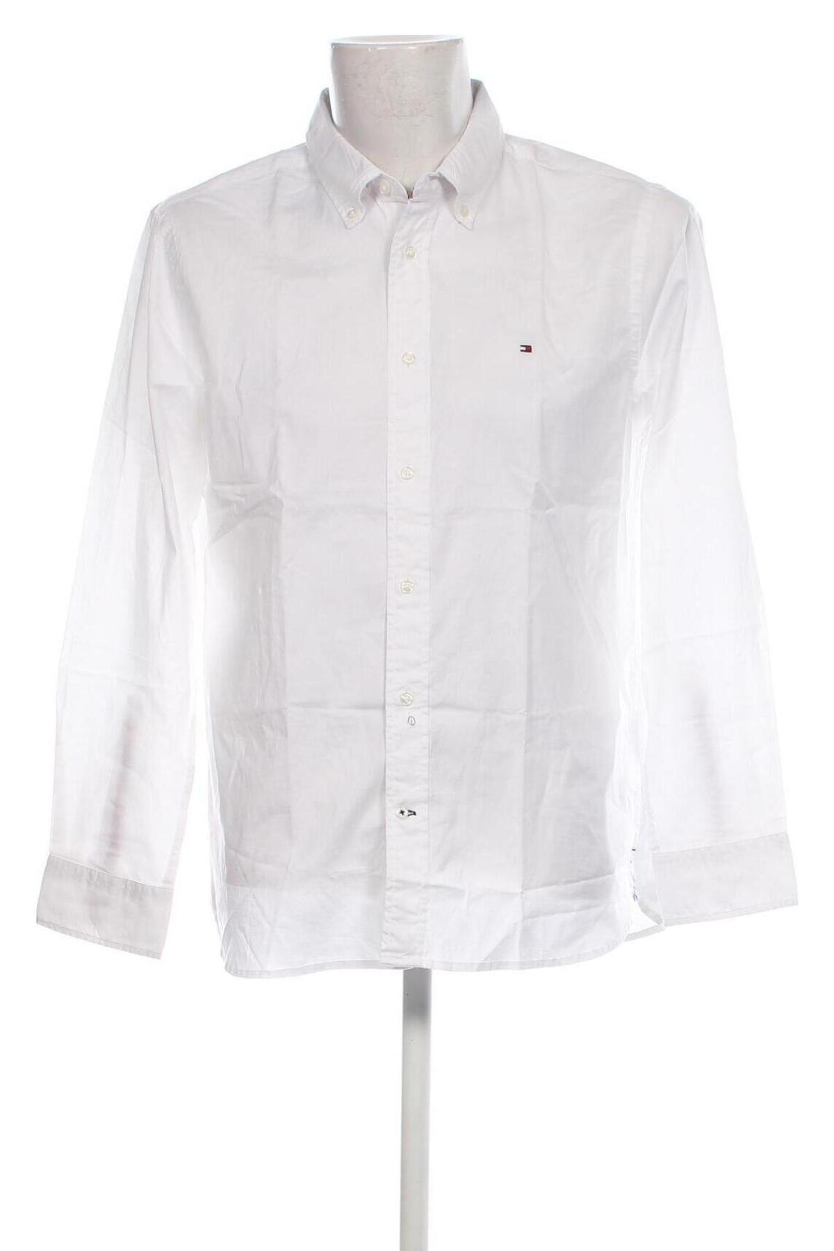 Ανδρικό πουκάμισο Tommy Hilfiger, Μέγεθος L, Χρώμα Λευκό, Τιμή 48,76 €
