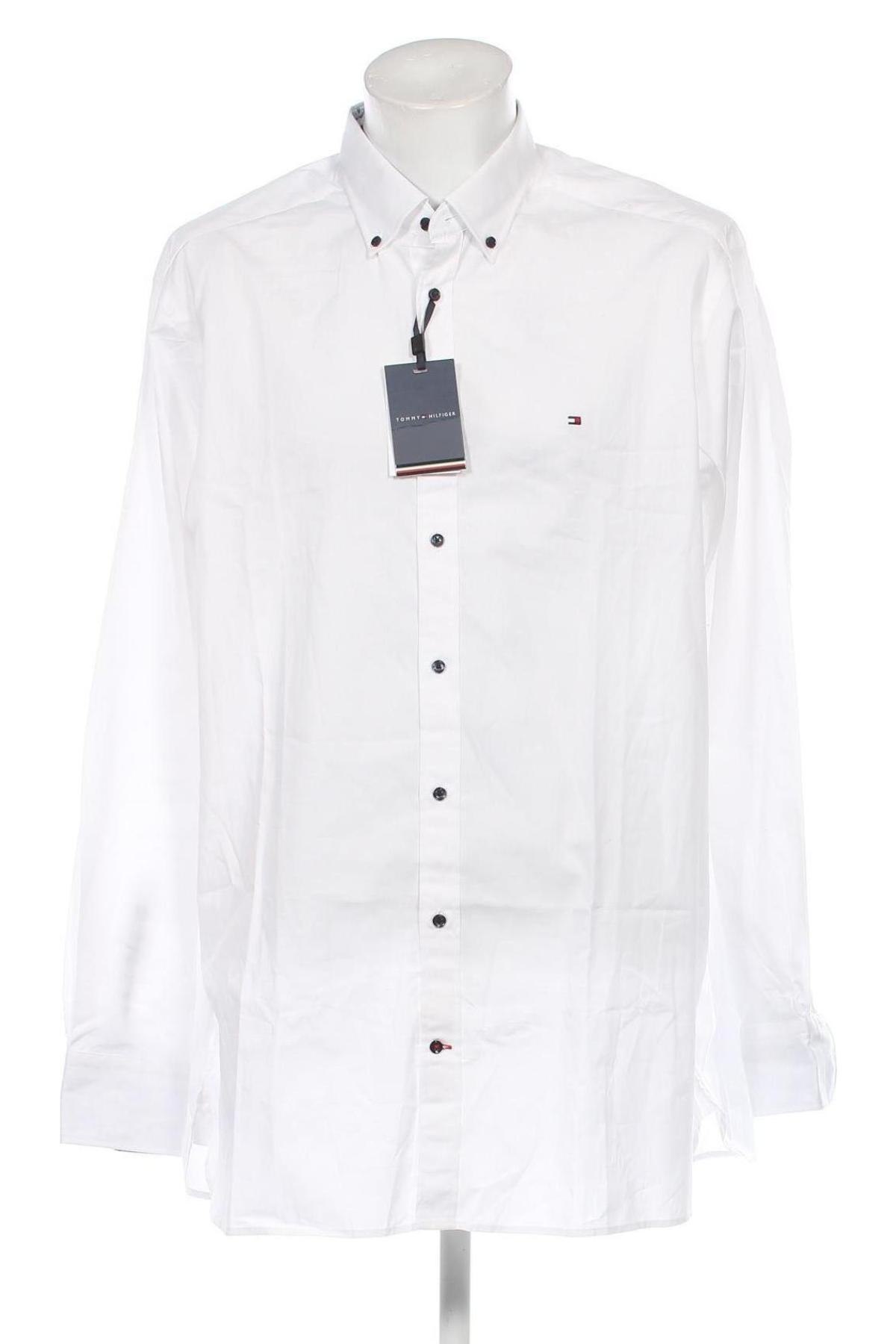 Herrenhemd Tommy Hilfiger, Größe XXL, Farbe Weiß, Preis € 84,23