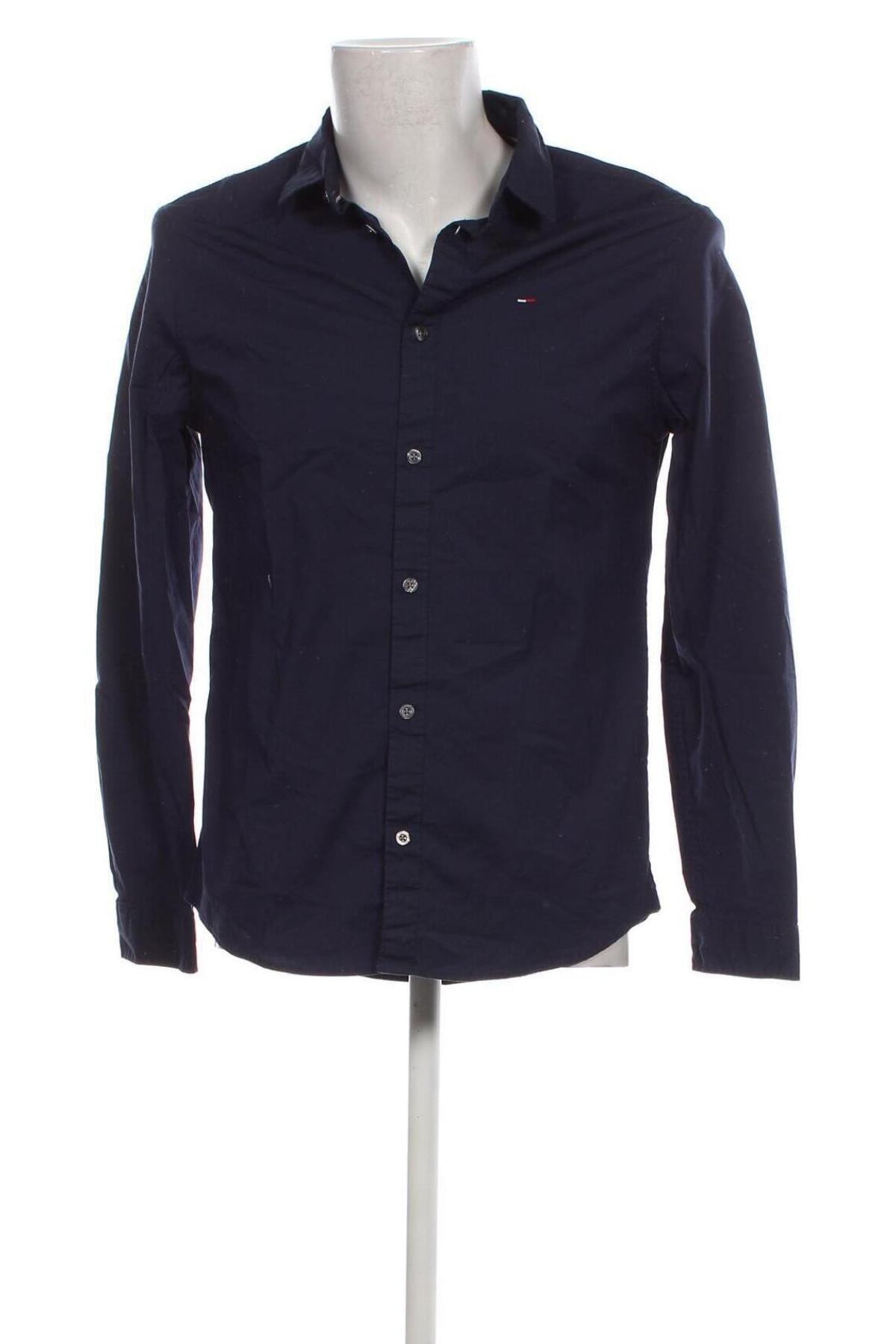 Herrenhemd Tommy Jeans, Größe L, Farbe Blau, Preis € 39,69