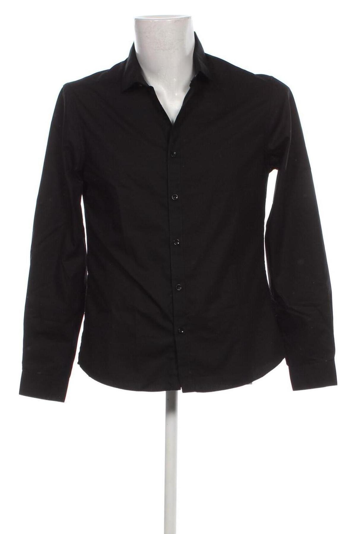 Мъжка риза Topman, Размер M, Цвят Черен, Цена 38,50 лв.