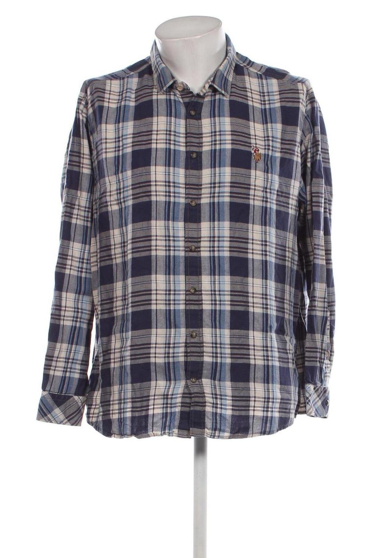 Мъжка риза U.S. Polo Assn., Размер XXL, Цвят Многоцветен, Цена 31,35 лв.