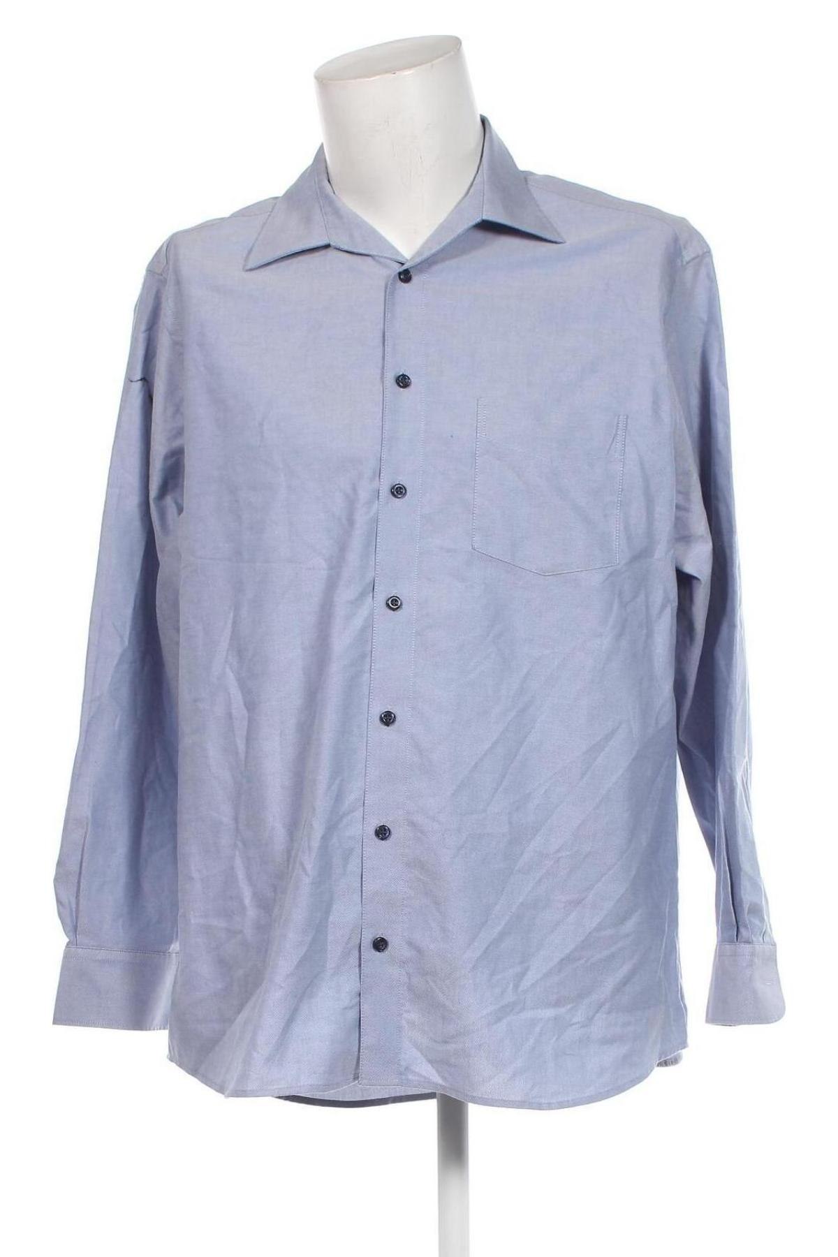 Мъжка риза Walbusch, Размер XL, Цвят Син, Цена 30,25 лв.