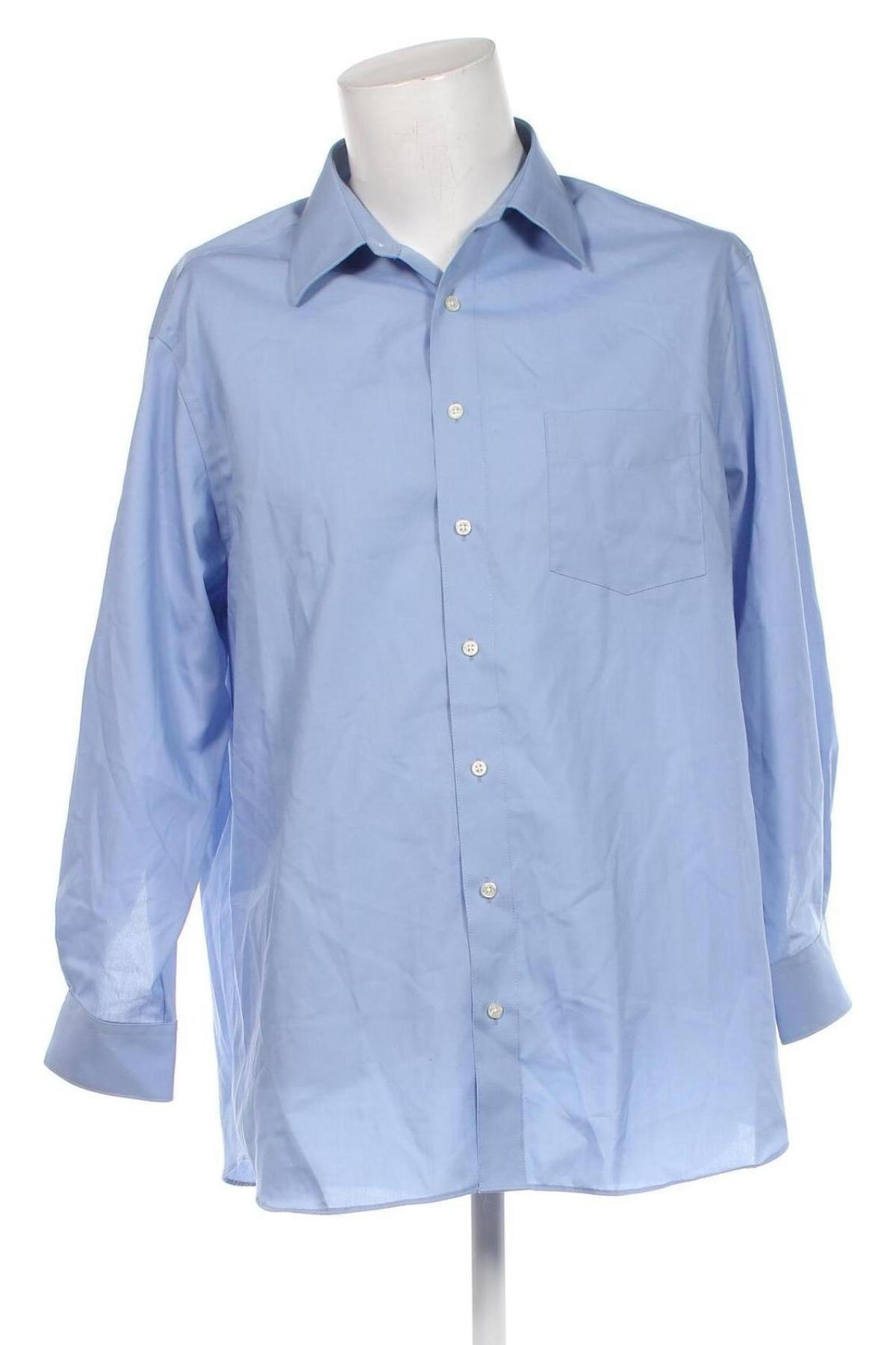 Ανδρικό πουκάμισο Walbusch, Μέγεθος XL, Χρώμα Μπλέ, Τιμή 18,71 €