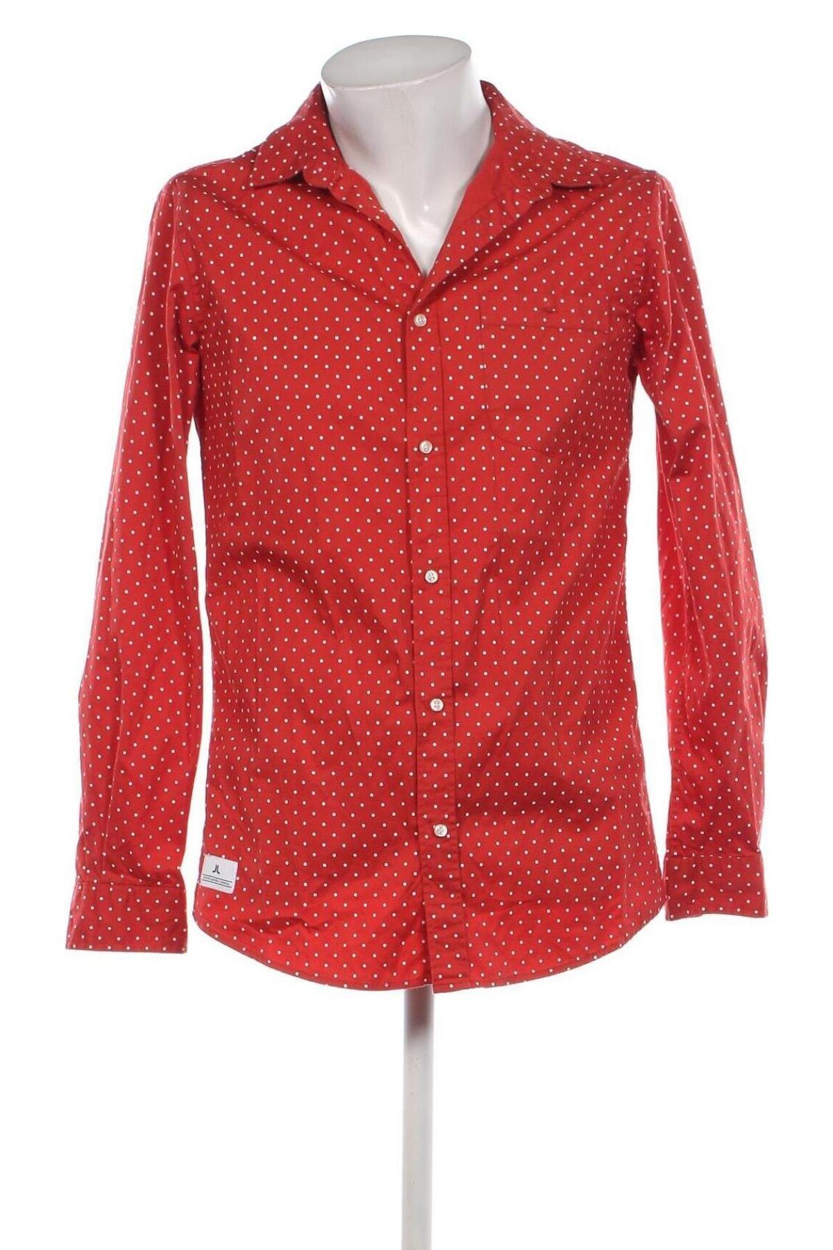 Ανδρικό πουκάμισο WeSC, Μέγεθος M, Χρώμα Κόκκινο, Τιμή 10,43 €
