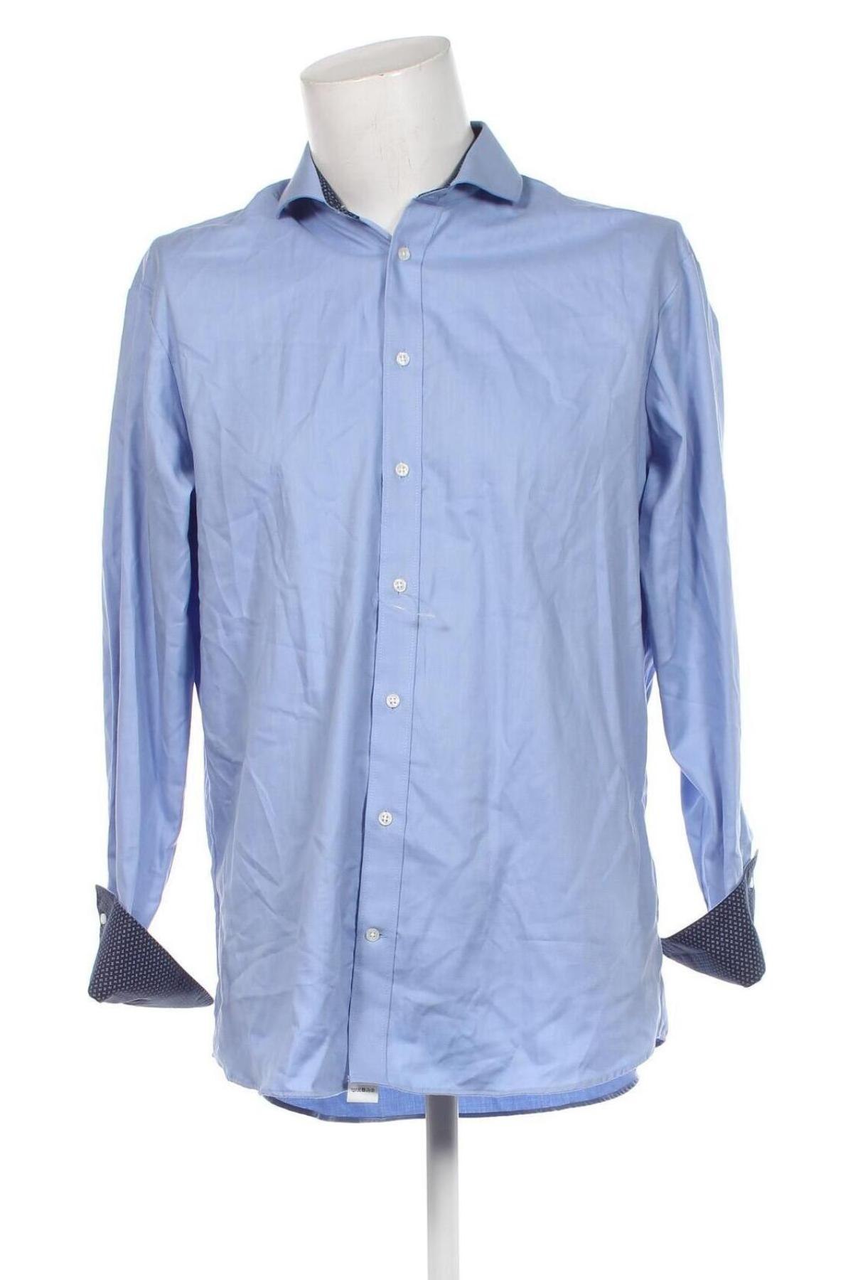 Herrenhemd Yorn, Größe L, Farbe Blau, Preis 11,10 €