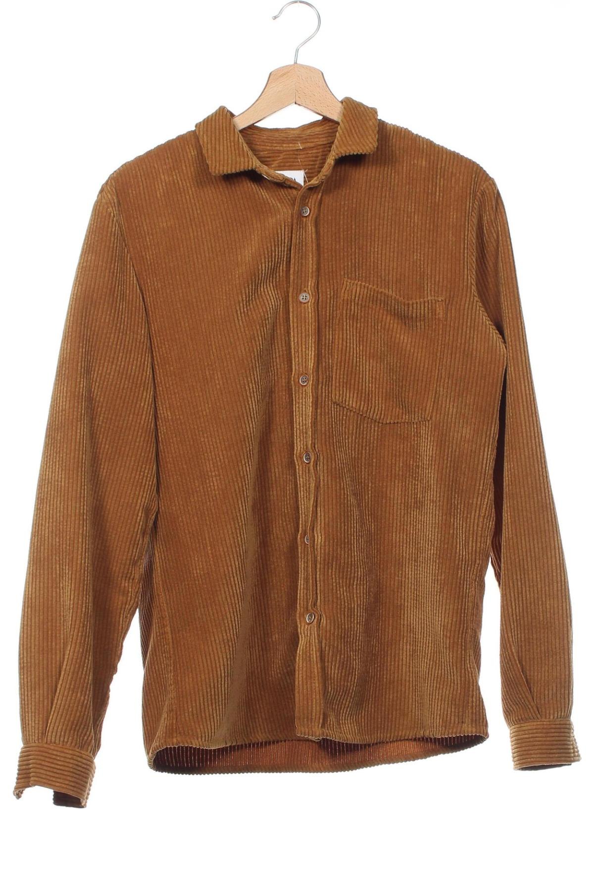 Ανδρικό πουκάμισο Zara, Μέγεθος S, Χρώμα Καφέ, Τιμή 10,43 €