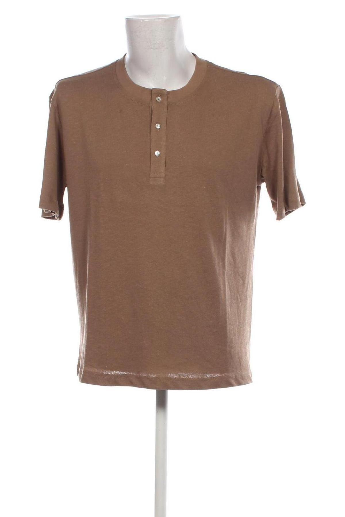 Мъжка тениска About You x Jaime Lorente, Размер L, Цвят Кафяв, Цена 31,00 лв.