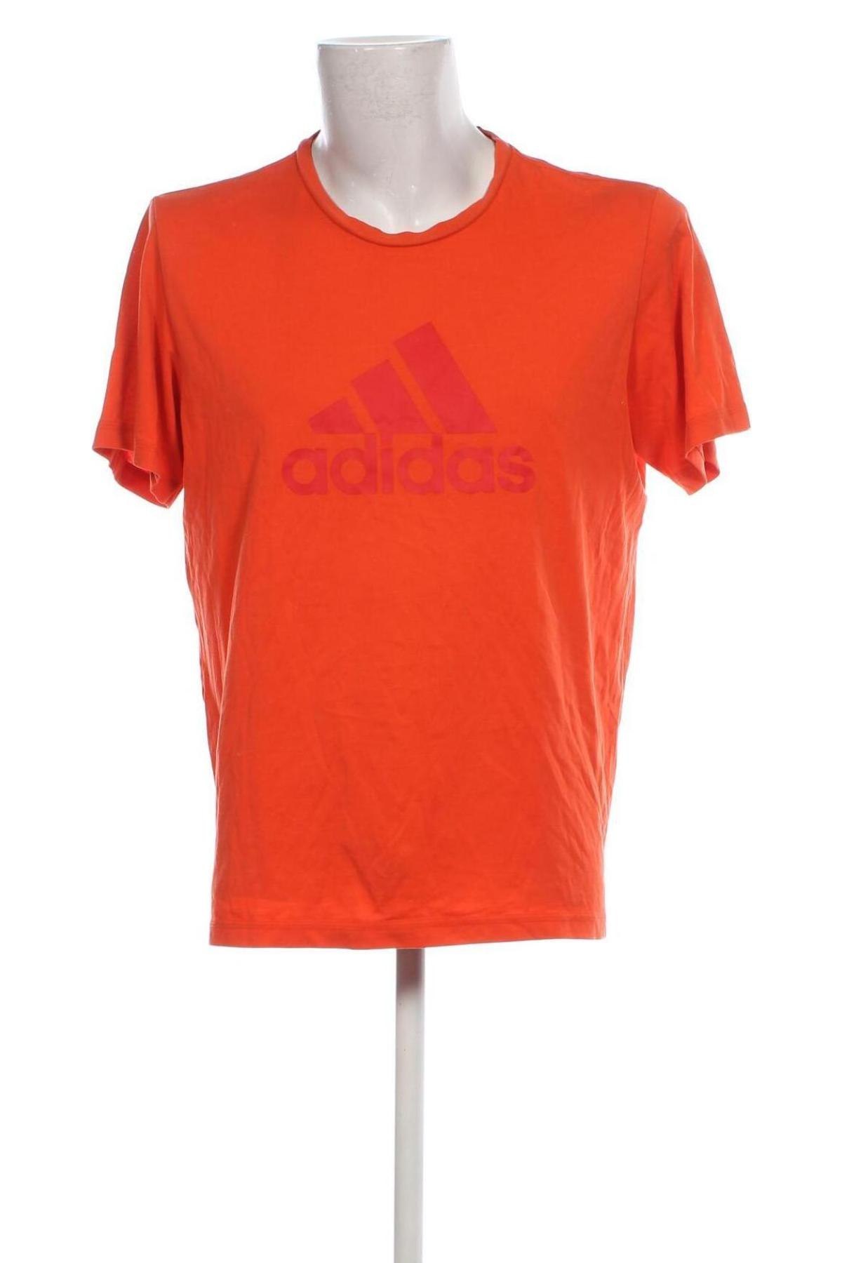 Ανδρικό t-shirt Adidas, Μέγεθος L, Χρώμα Πορτοκαλί, Τιμή 15,87 €