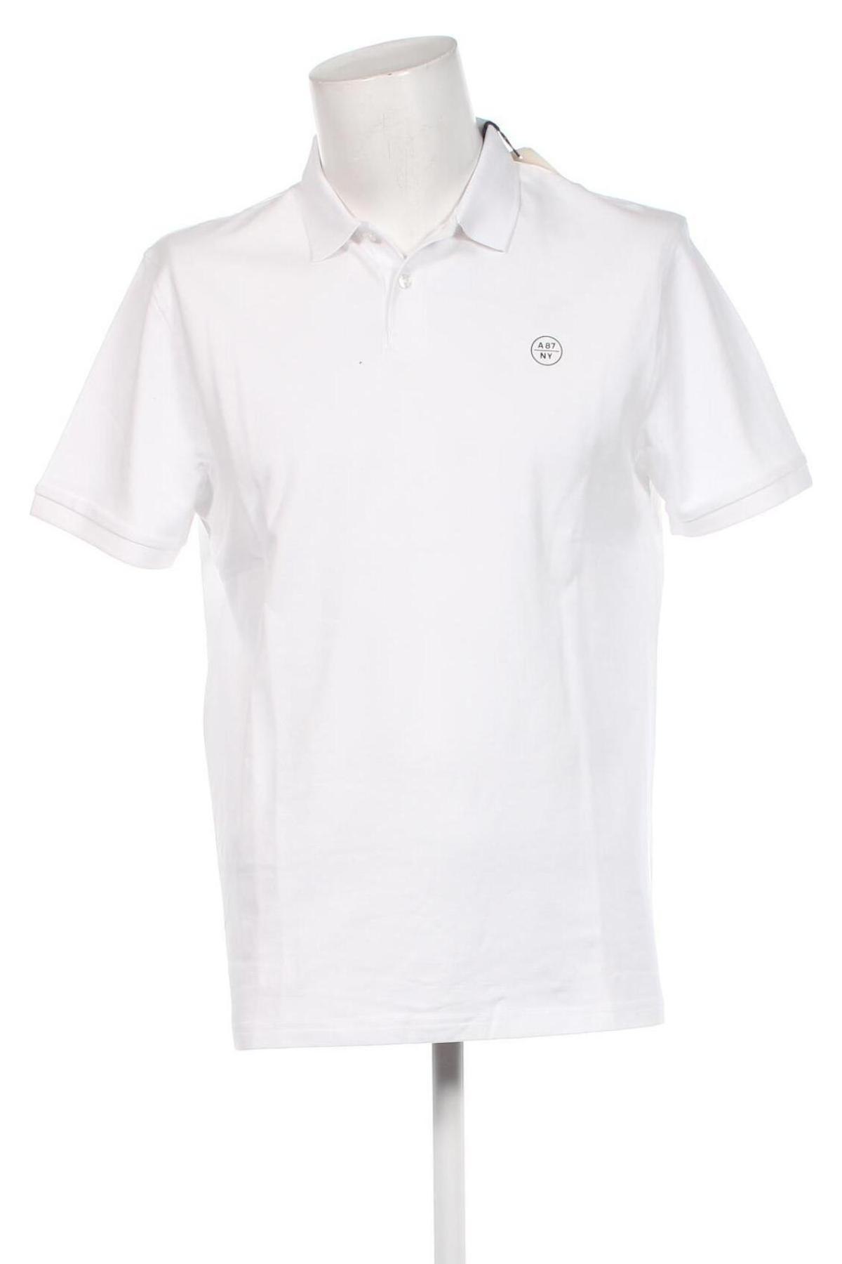 Мъжка тениска Aeropostale, Размер L, Цвят Бял, Цена 21,00 лв.