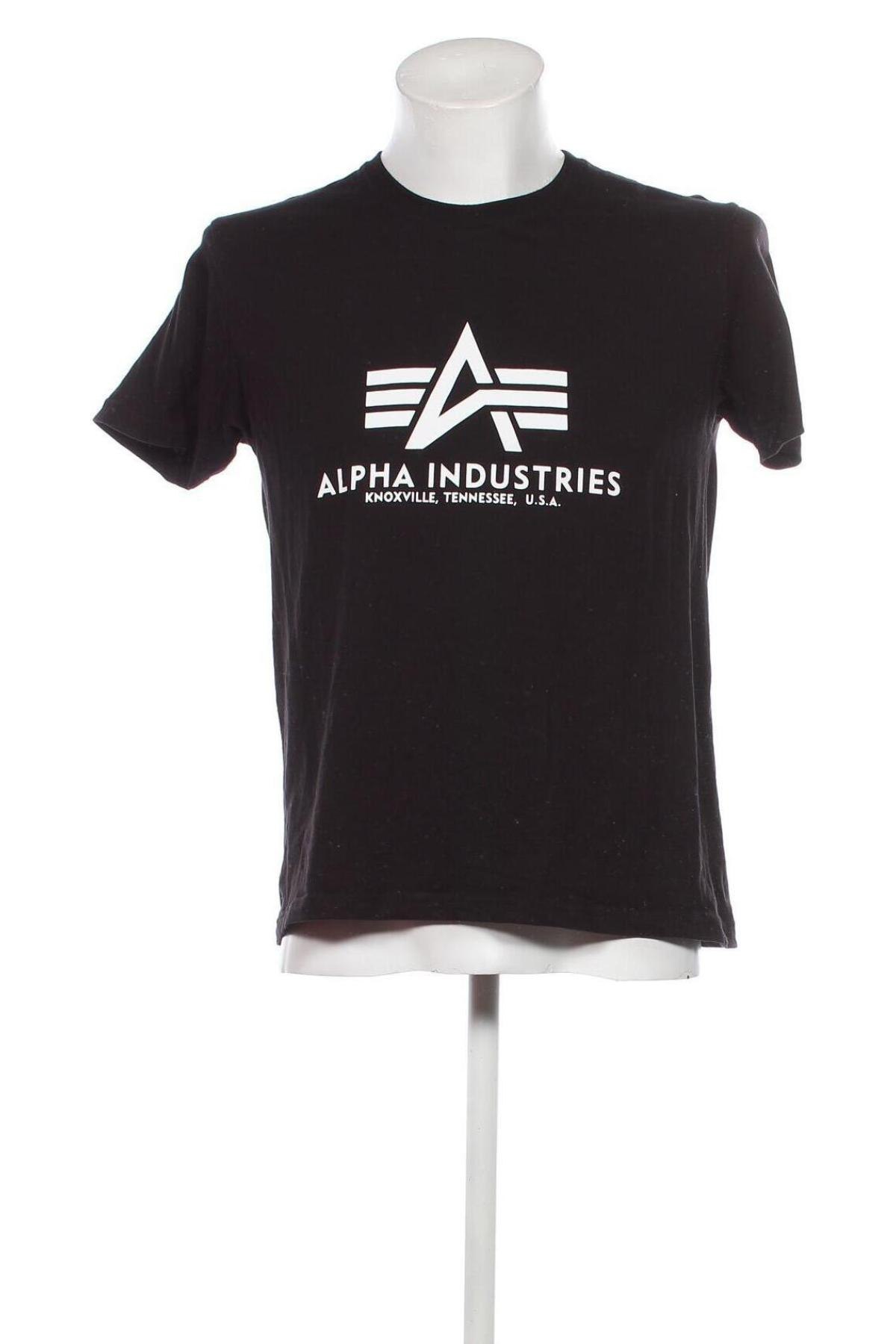 Pánske tričko  Alpha Industries, Veľkosť M, Farba Čierna, Cena  28,87 €