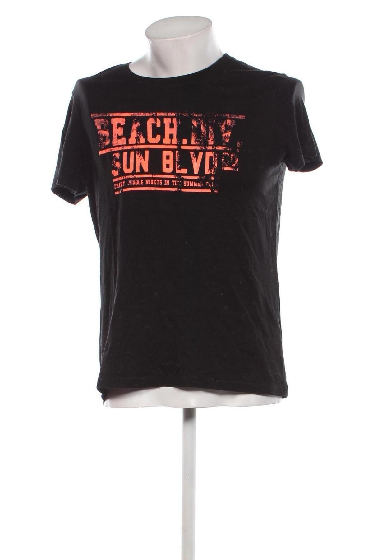 Ανδρικό t-shirt Angelo Litrico, Μέγεθος L, Χρώμα Μαύρο, Τιμή 7,64 €