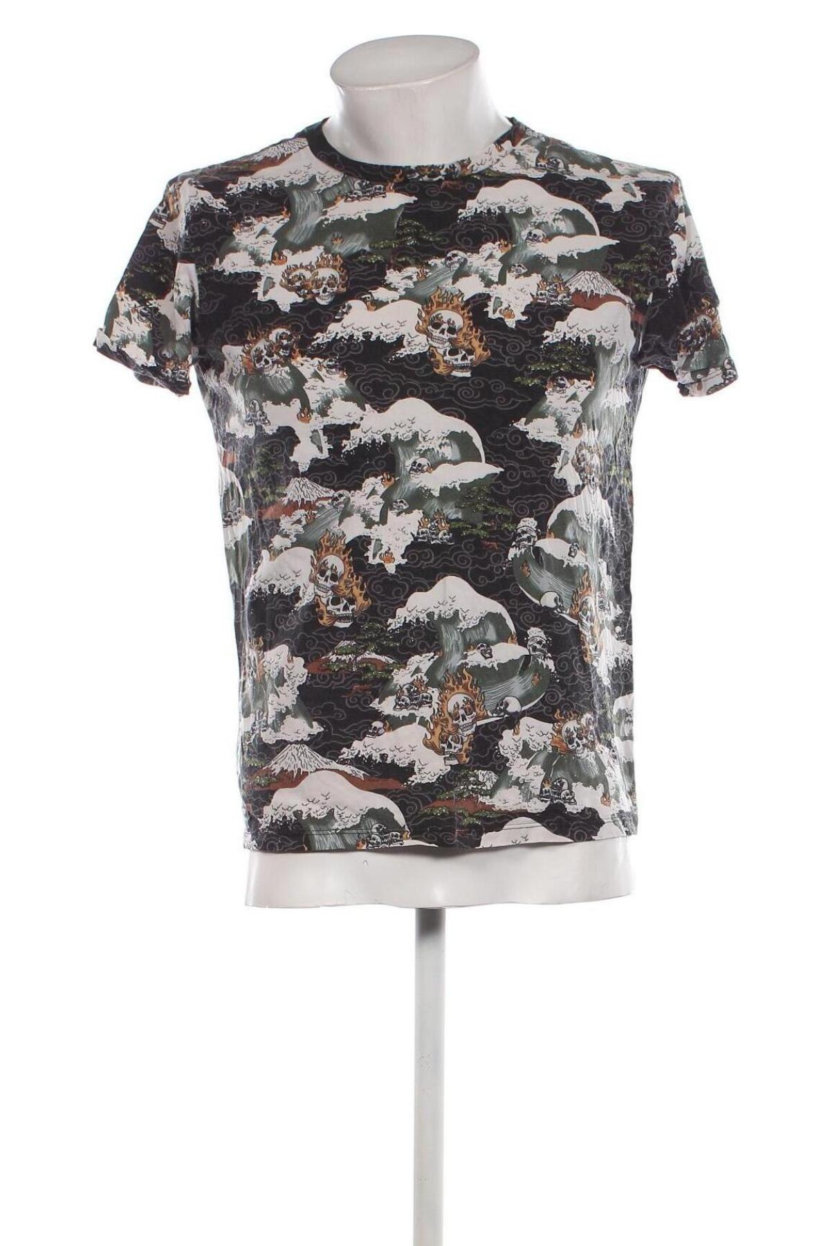 Herren T-Shirt Bershka, Größe M, Farbe Mehrfarbig, Preis 7,67 €