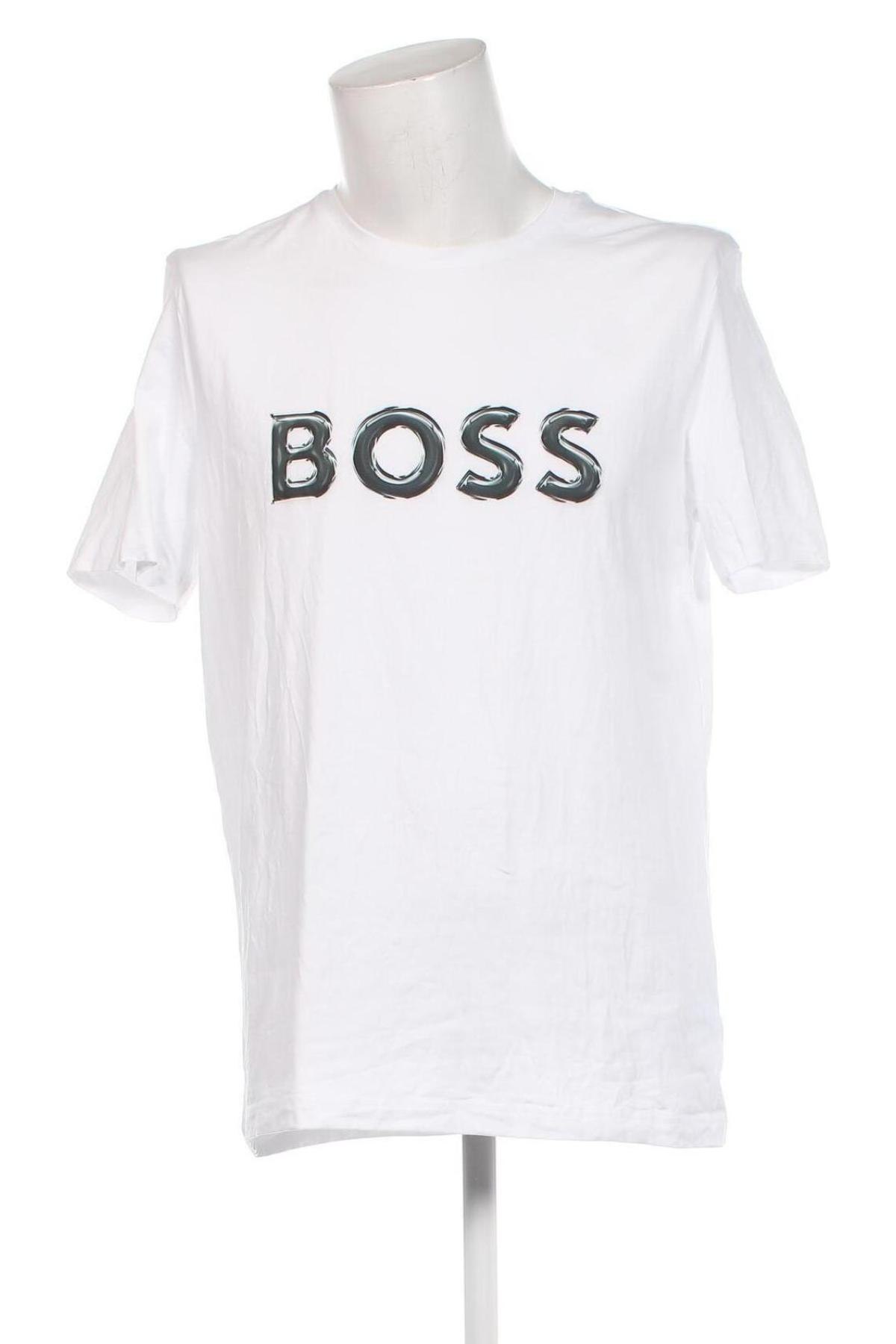 Ανδρικό t-shirt Boss Green, Μέγεθος XL, Χρώμα Λευκό, Τιμή 58,76 €