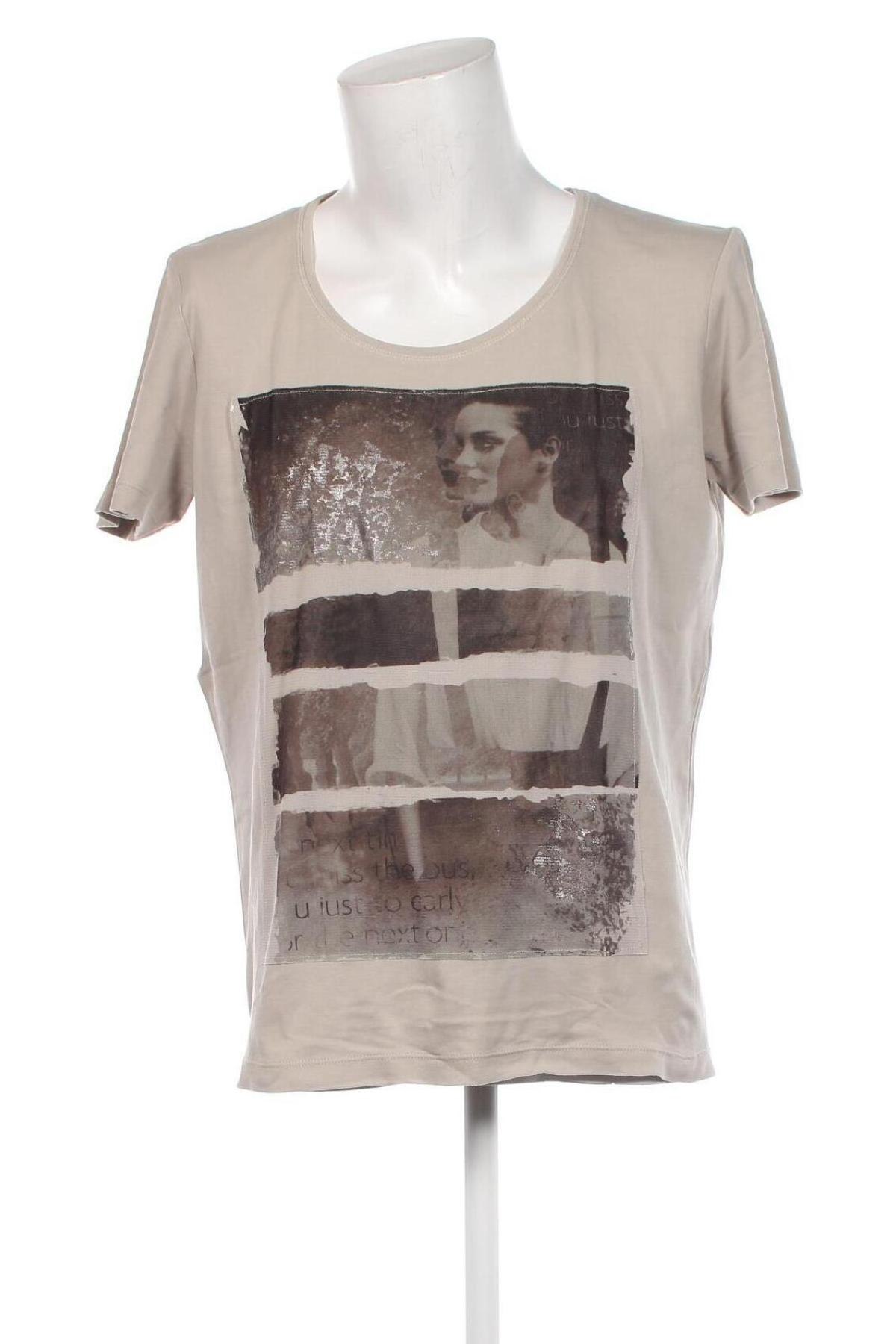 Ανδρικό t-shirt Cecil, Μέγεθος XXL, Χρώμα  Μπέζ, Τιμή 8,66 €