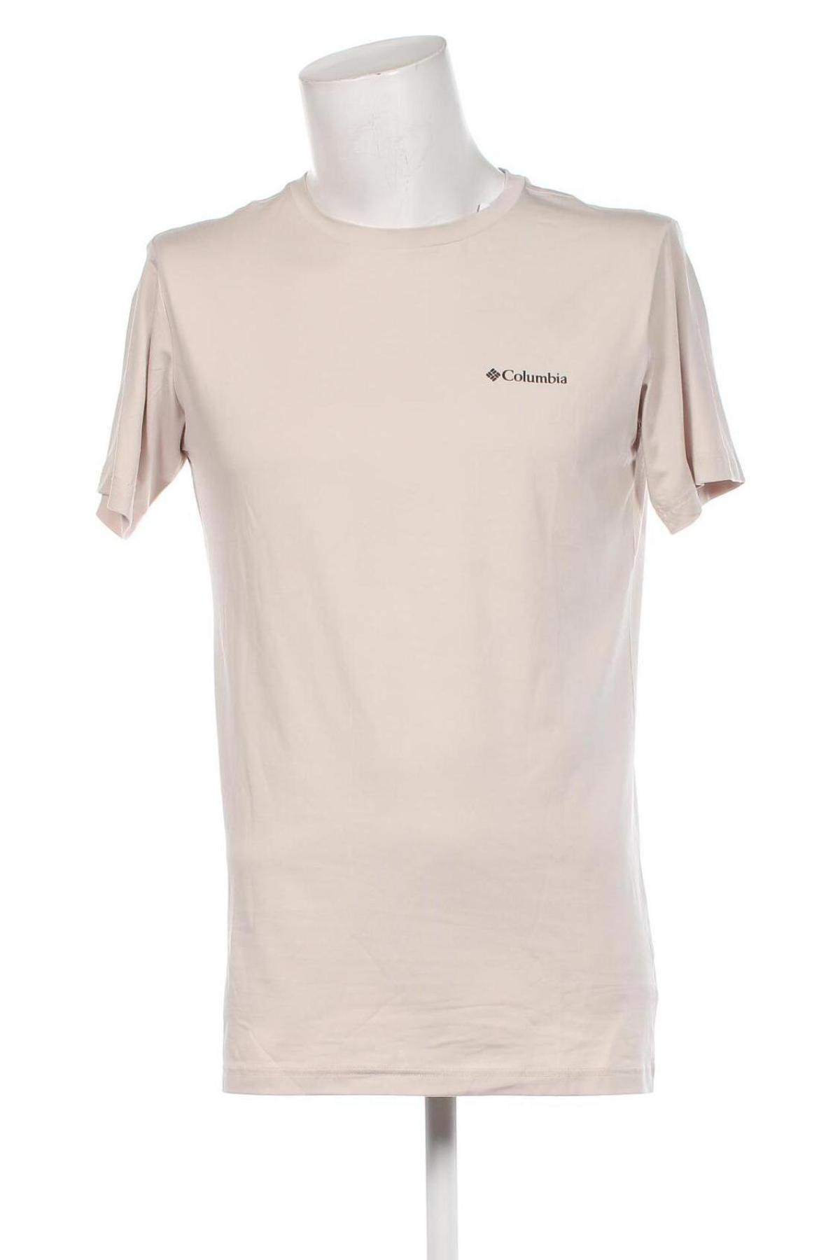 Herren T-Shirt Columbia, Größe M, Farbe Beige, Preis 31,96 €