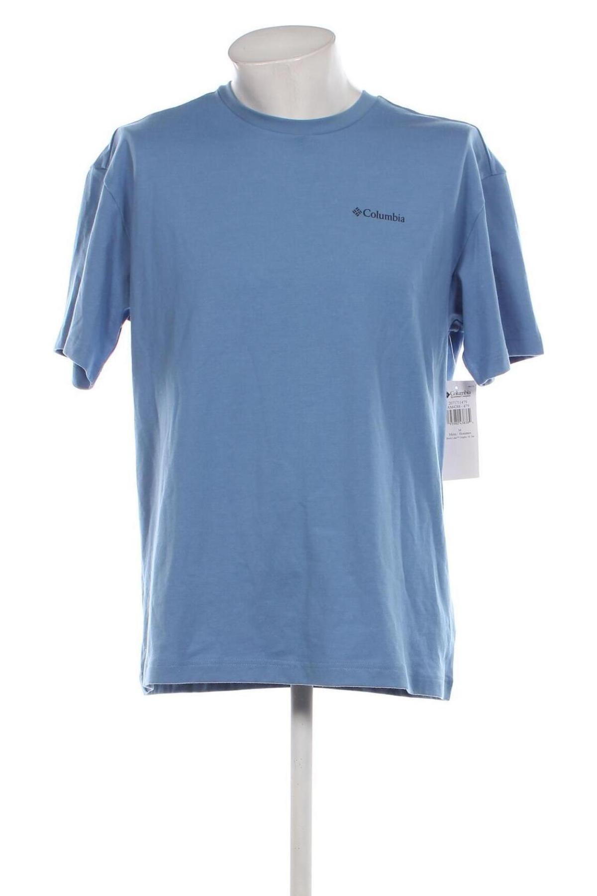 Ανδρικό t-shirt Columbia, Μέγεθος M, Χρώμα Μπλέ, Τιμή 28,87 €