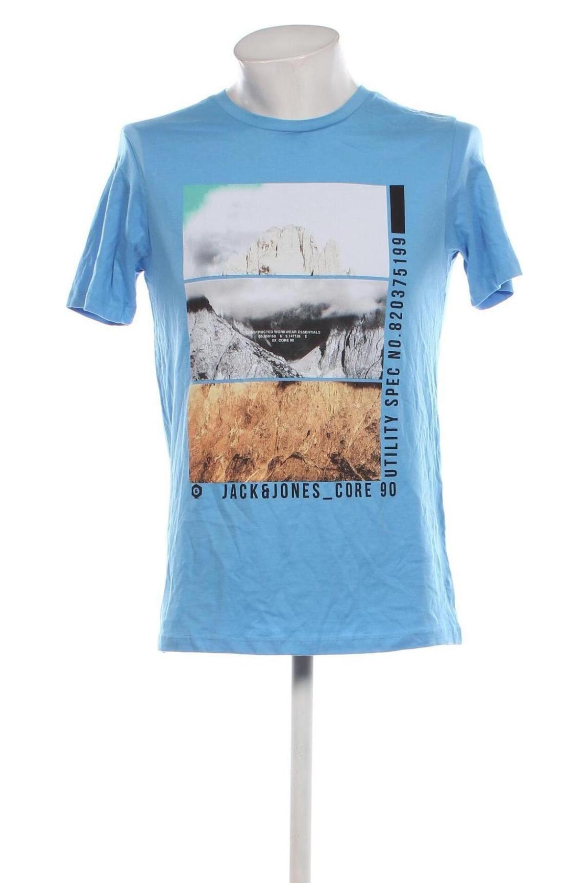 Męski T-shirt Core By Jack & Jones, Rozmiar M, Kolor Niebieski, Cena 44,78 zł