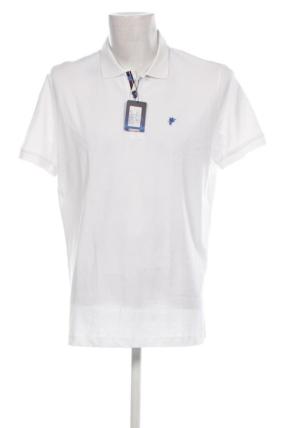 Herren T-Shirt Denim Culture, Größe L, Farbe Weiß, Preis 15,98 €