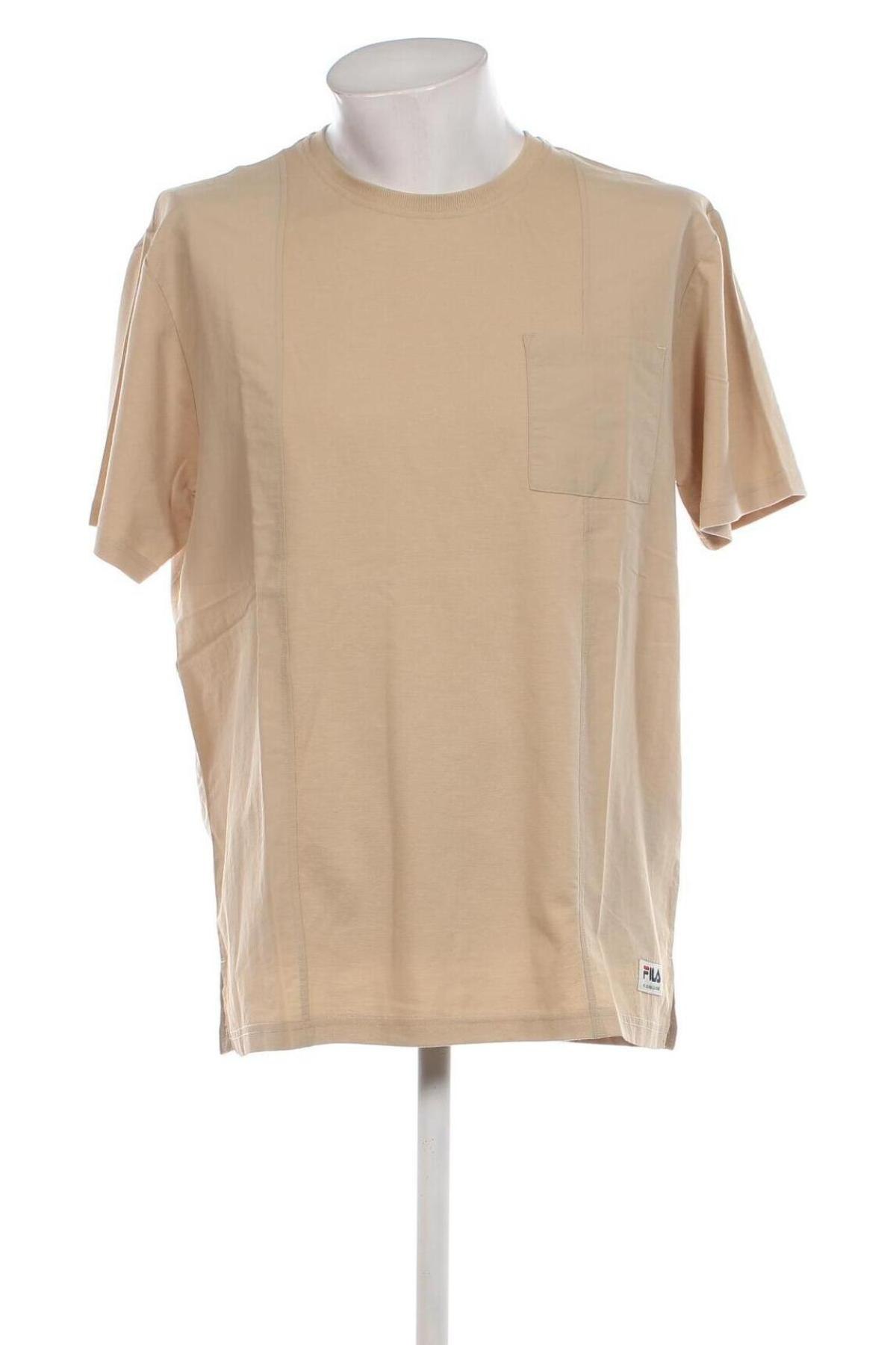 Ανδρικό t-shirt FILA, Μέγεθος L, Χρώμα  Μπέζ, Τιμή 28,87 €