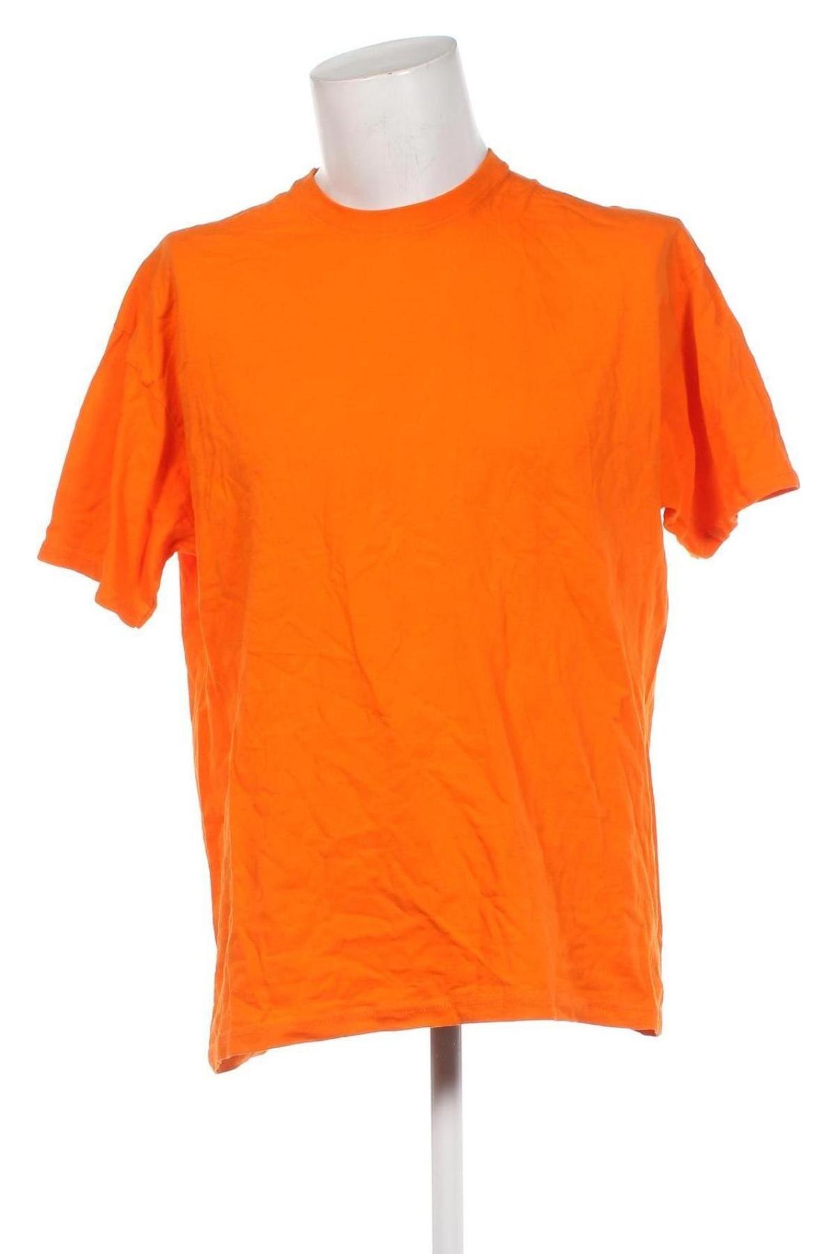 Męski T-shirt Fruit Of The Loom, Rozmiar XXL, Kolor Pomarańczowy, Cena 41,58 zł