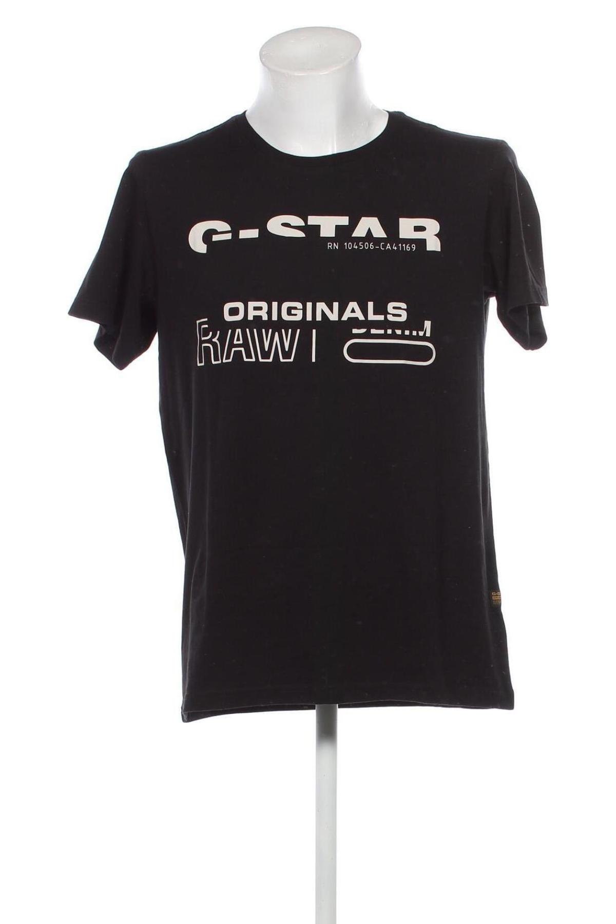 Herren T-Shirt G-Star Raw, Größe L, Farbe Schwarz, Preis € 29,90