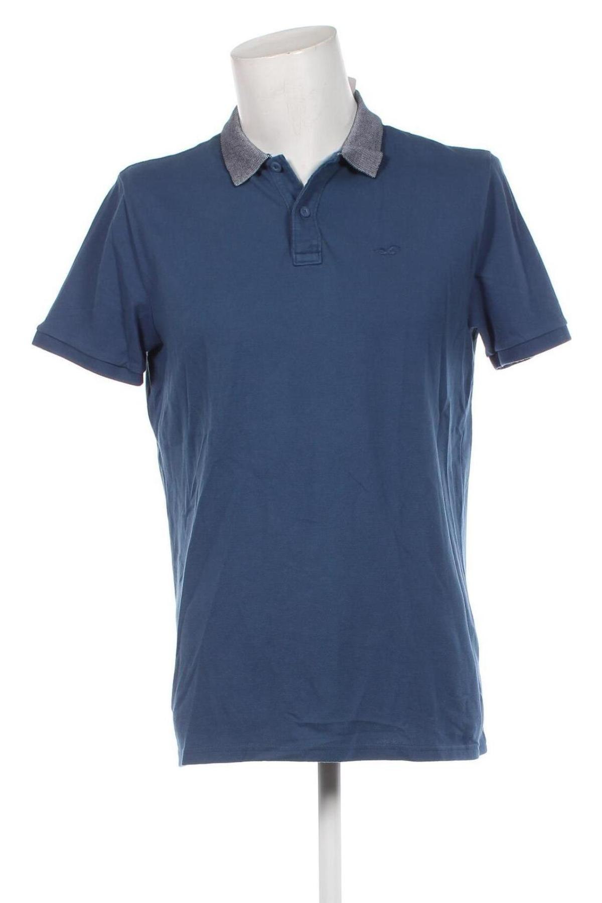 Tricou de bărbați Hollister, Mărime L, Culoare Albastru, Preț 101,97 Lei