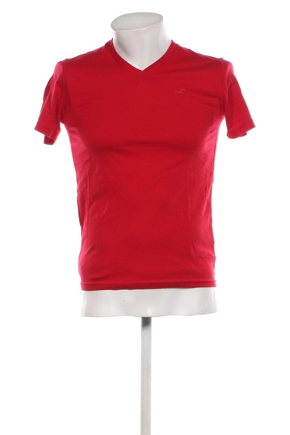 Herren T-Shirt Hollister, Größe XS, Farbe Rot, Preis 7,99 €