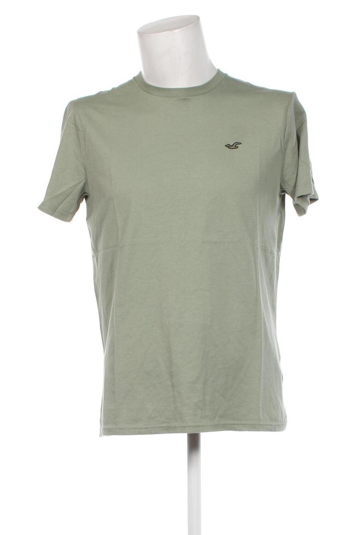 Ανδρικό t-shirt Hollister, Μέγεθος L, Χρώμα Πράσινο, Τιμή 15,98 €