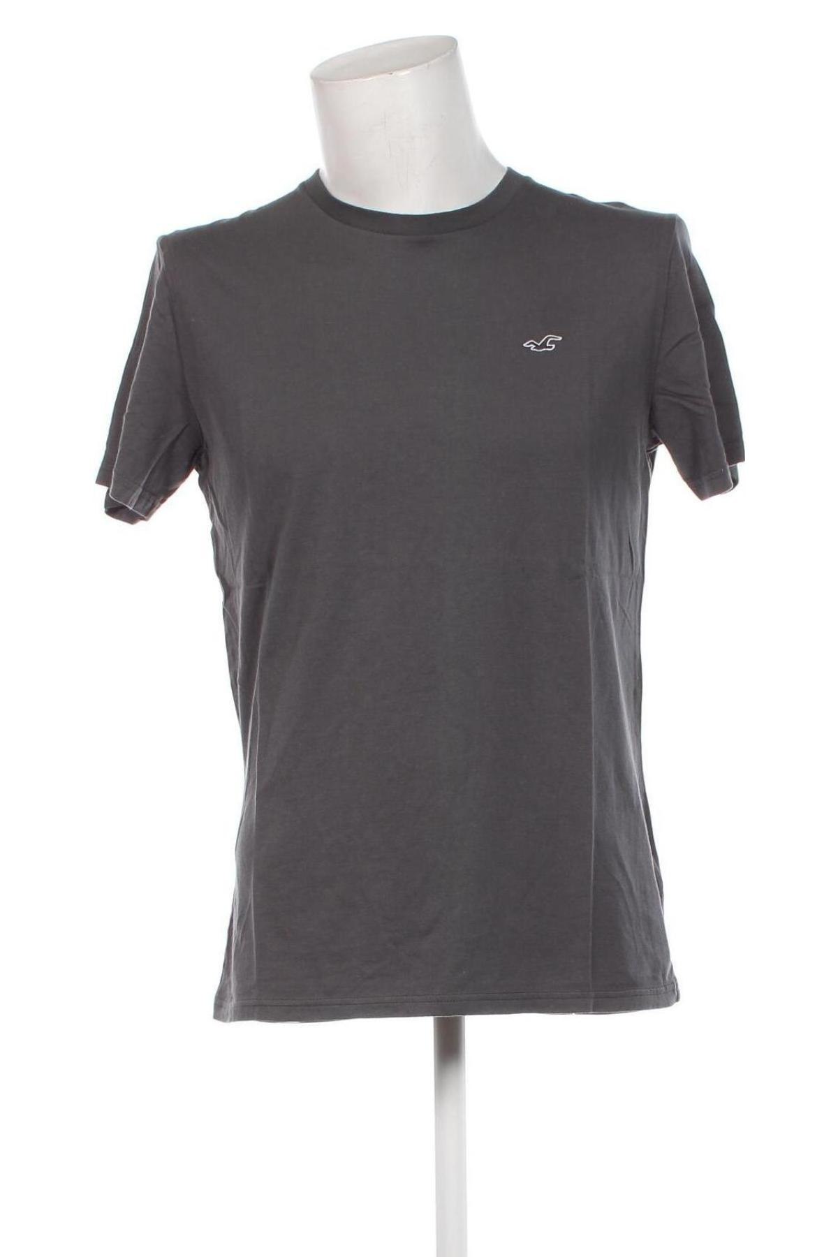 Ανδρικό t-shirt Hollister, Μέγεθος L, Χρώμα Γκρί, Τιμή 15,98 €