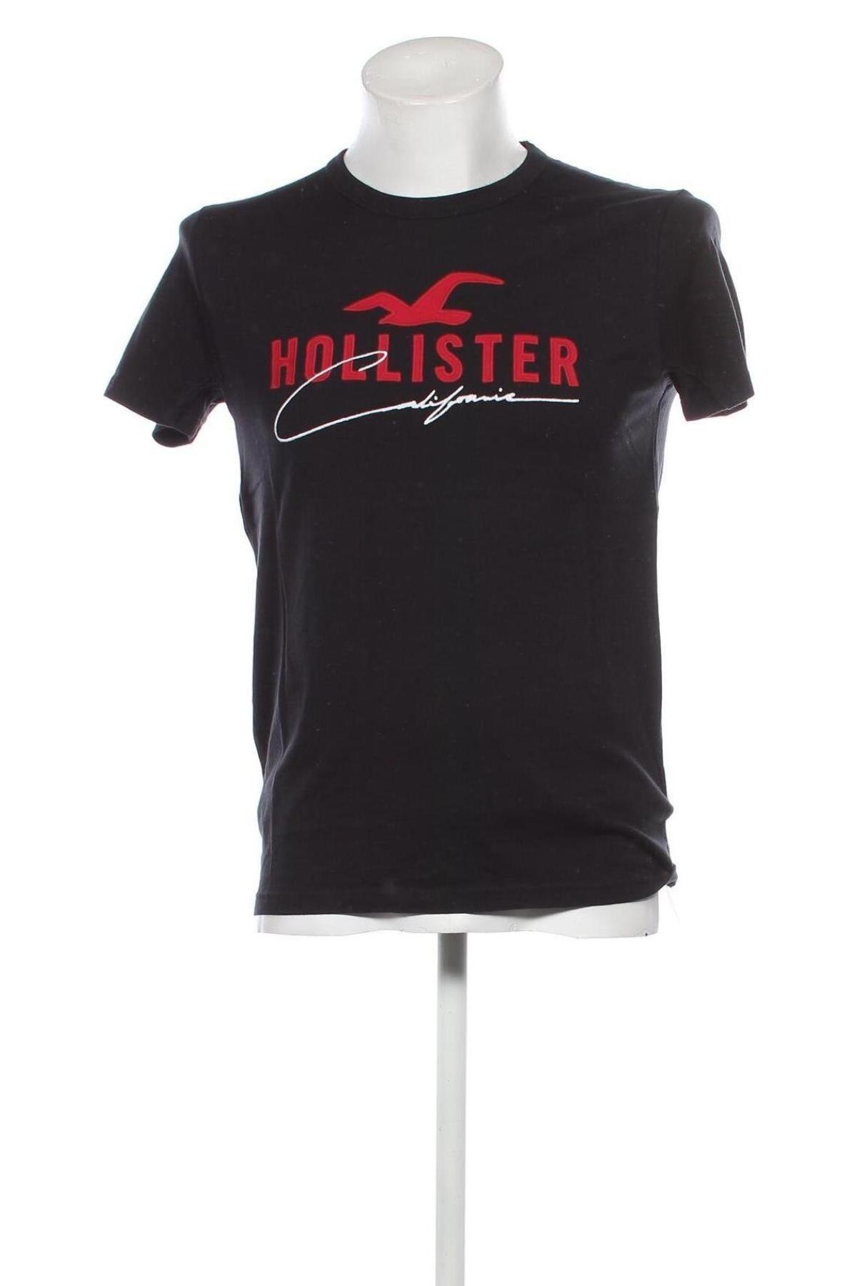 Ανδρικό t-shirt Hollister, Μέγεθος S, Χρώμα Μαύρο, Τιμή 15,98 €