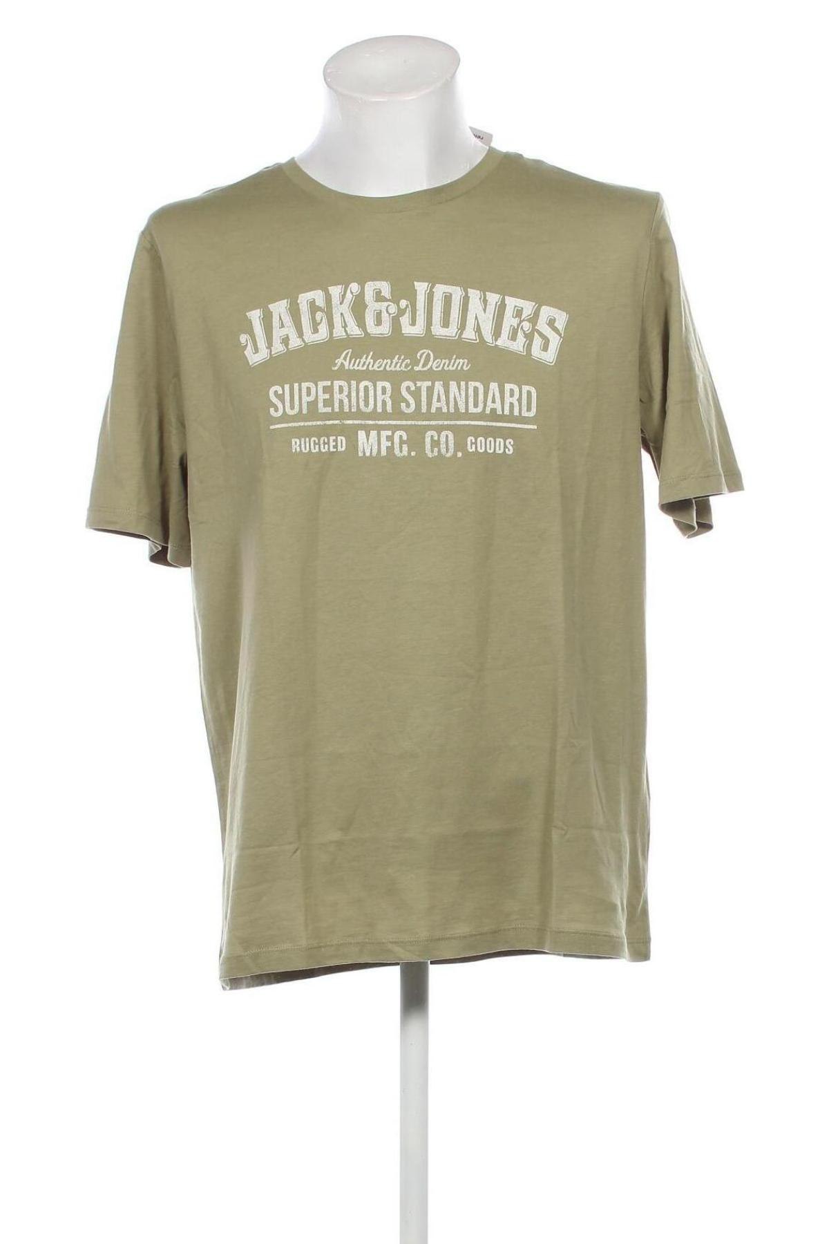 Herren T-Shirt Jack & Jones, Größe XL, Farbe Grün, Preis € 21,65