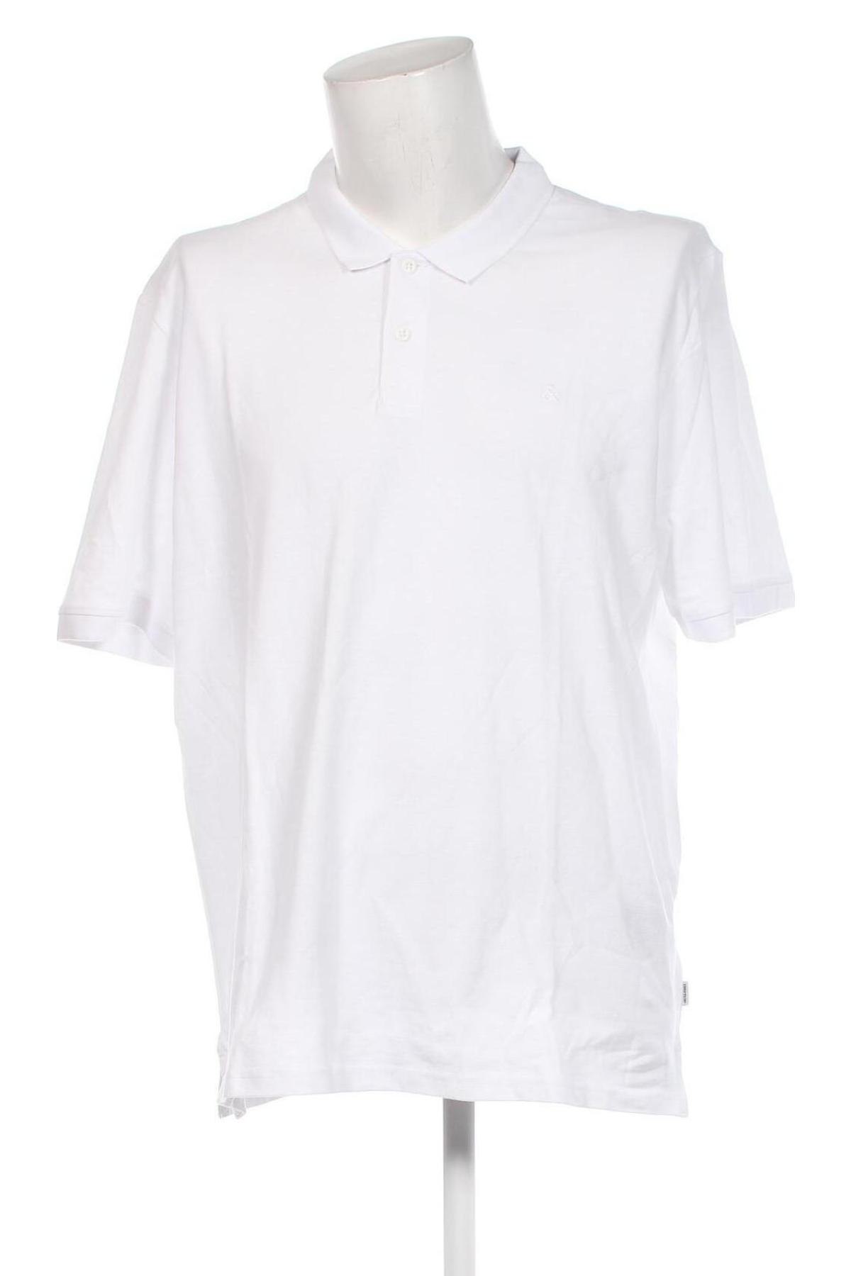 Ανδρικό t-shirt Jack & Jones, Μέγεθος XXL, Χρώμα Λευκό, Τιμή 15,16 €