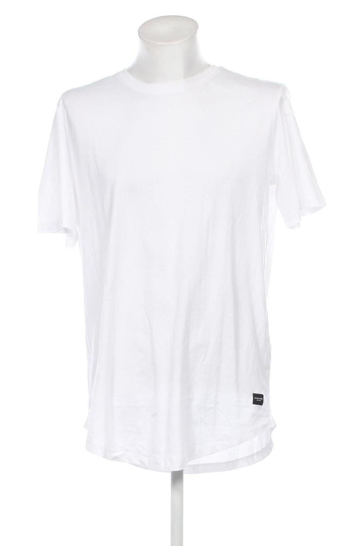 Ανδρικό t-shirt Jack & Jones, Μέγεθος XL, Χρώμα Λευκό, Τιμή 16,24 €