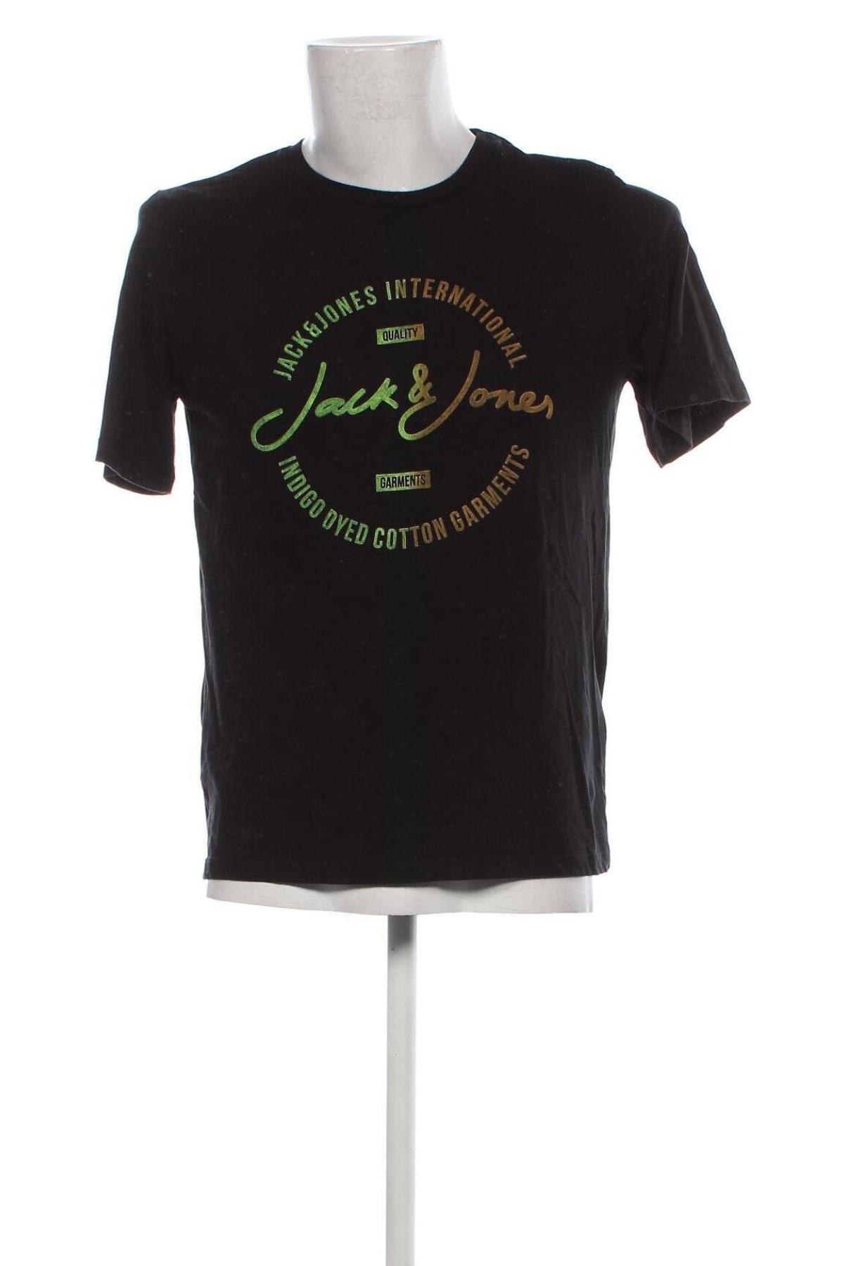 Ανδρικό t-shirt Jack & Jones, Μέγεθος M, Χρώμα Μαύρο, Τιμή 21,65 €