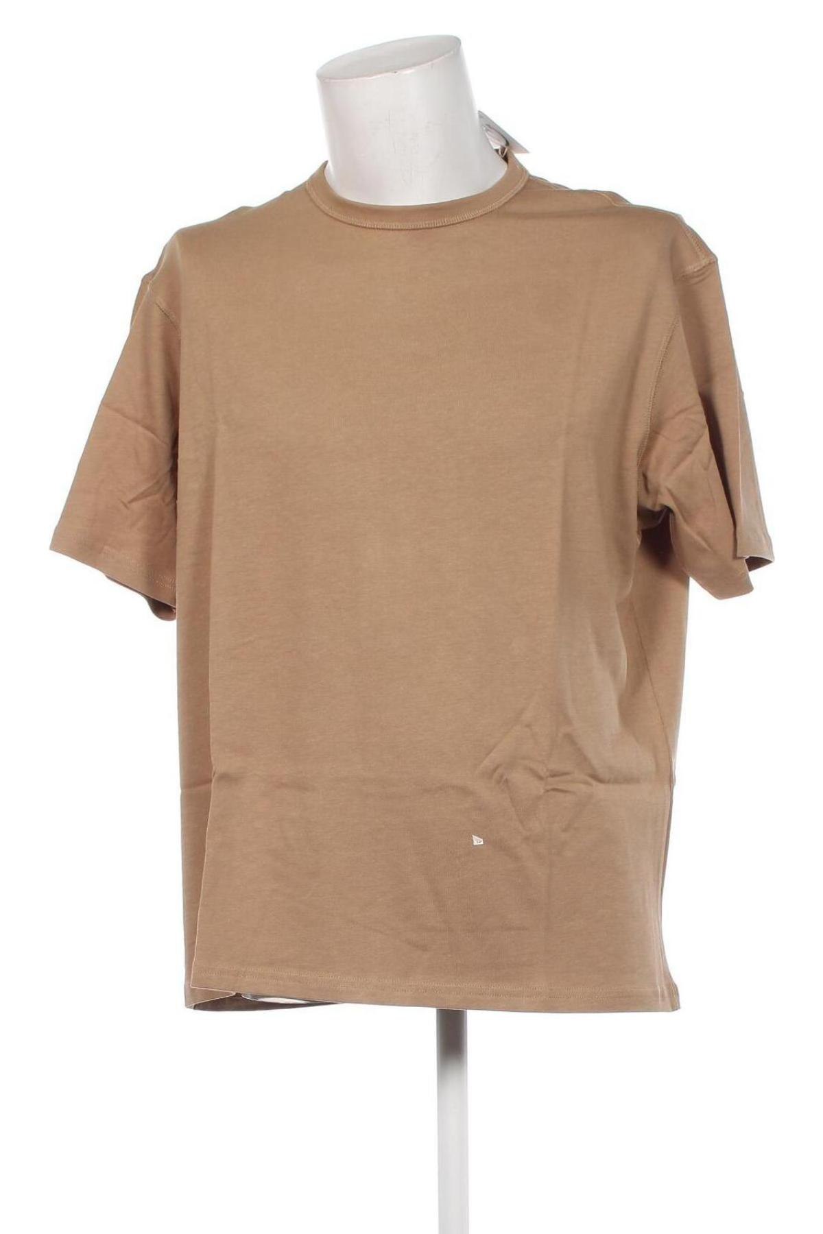 Ανδρικό t-shirt Mango, Μέγεθος XL, Χρώμα  Μπέζ, Τιμή 14,43 €
