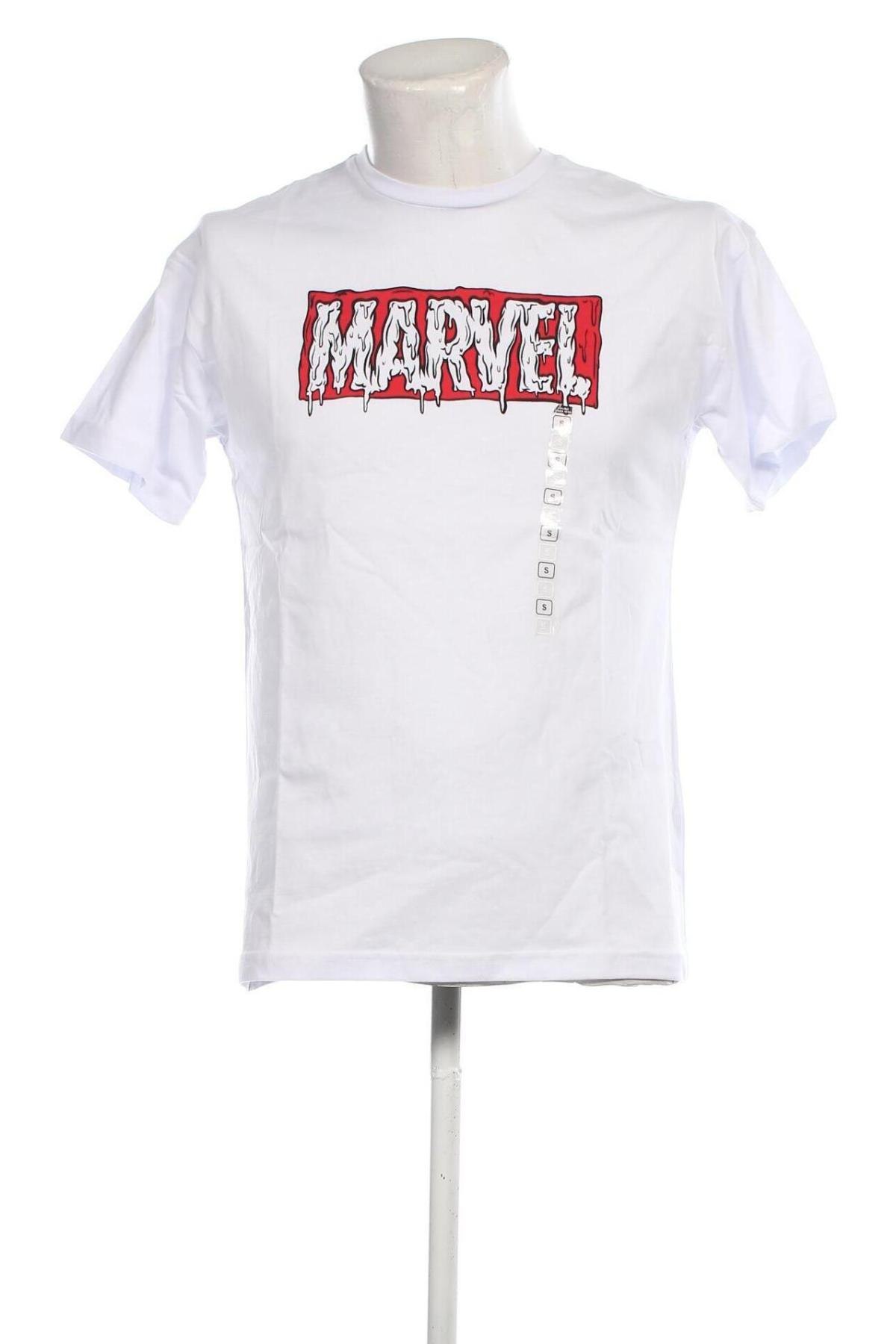 Herren T-Shirt Marvel, Größe S, Farbe Weiß, Preis 8,79 €