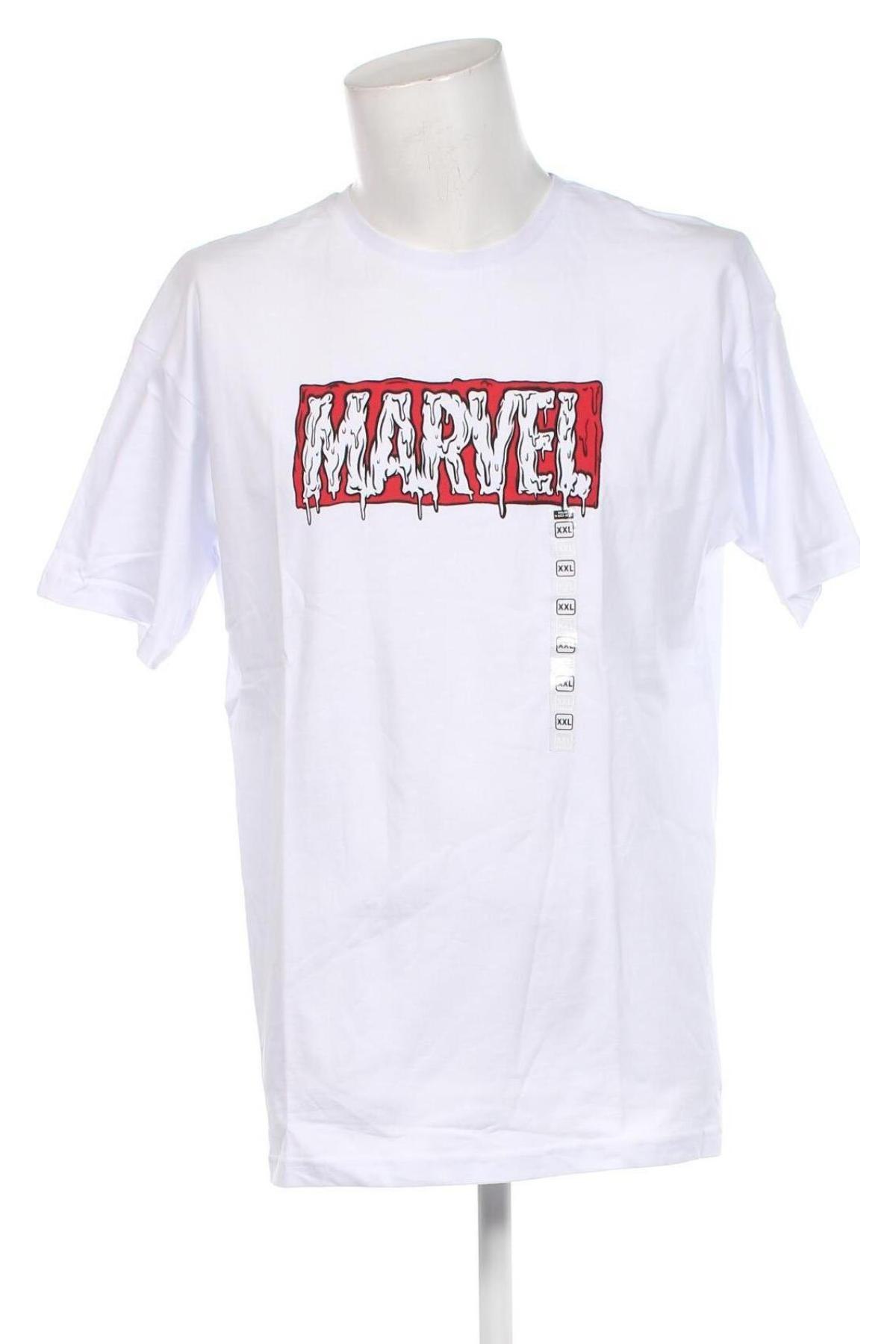 Ανδρικό t-shirt Marvel, Μέγεθος XXL, Χρώμα Λευκό, Τιμή 11,99 €