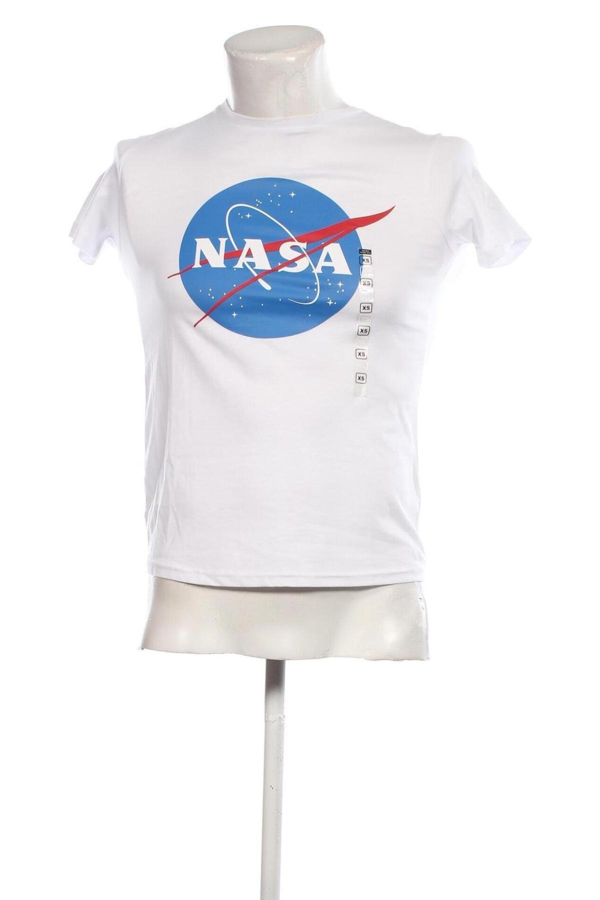 Tricou de bărbați NASA, Mărime XS, Culoare Alb, Preț 101,97 Lei