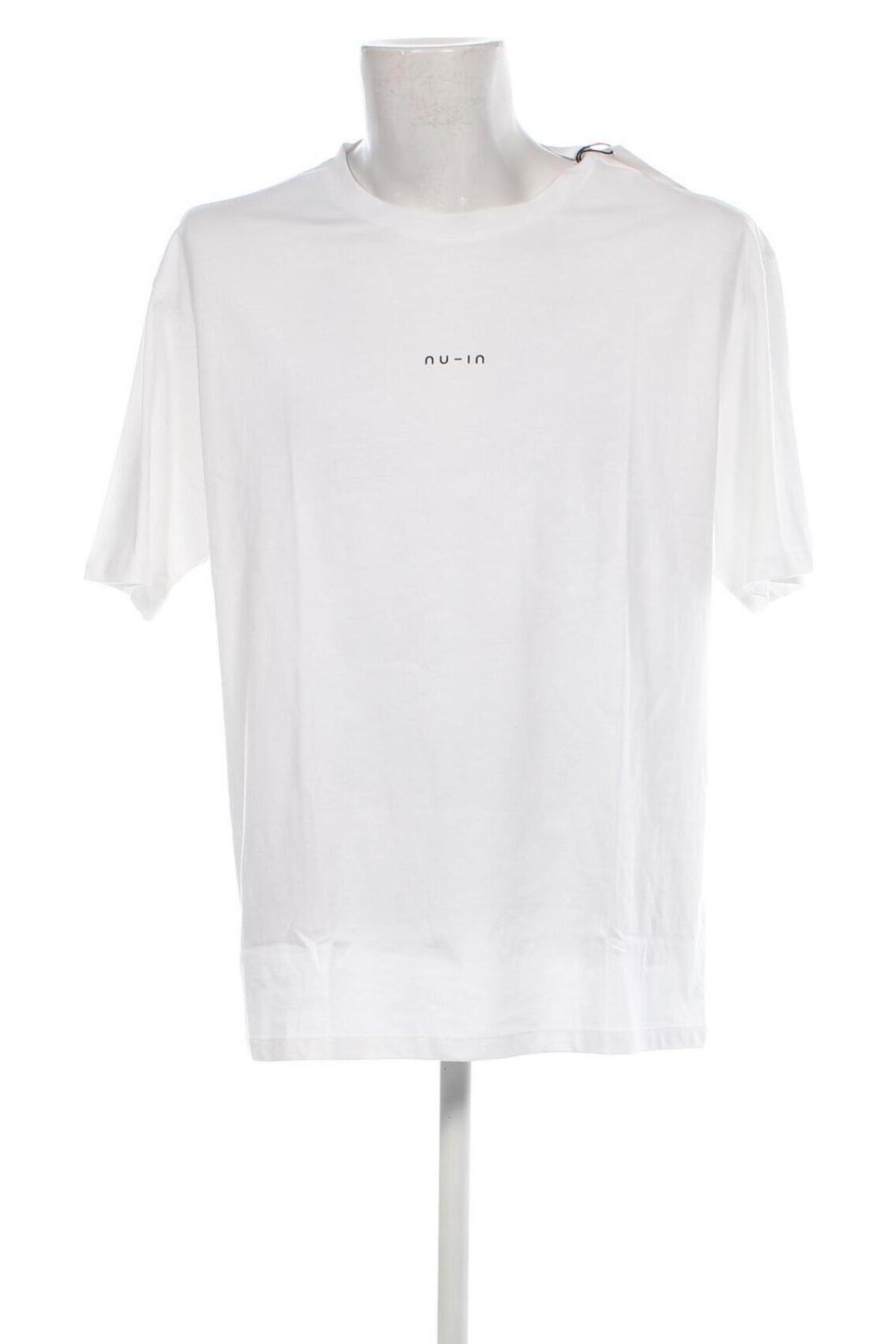 Herren T-Shirt NU-IN, Größe L, Farbe Weiß, Preis € 11,19