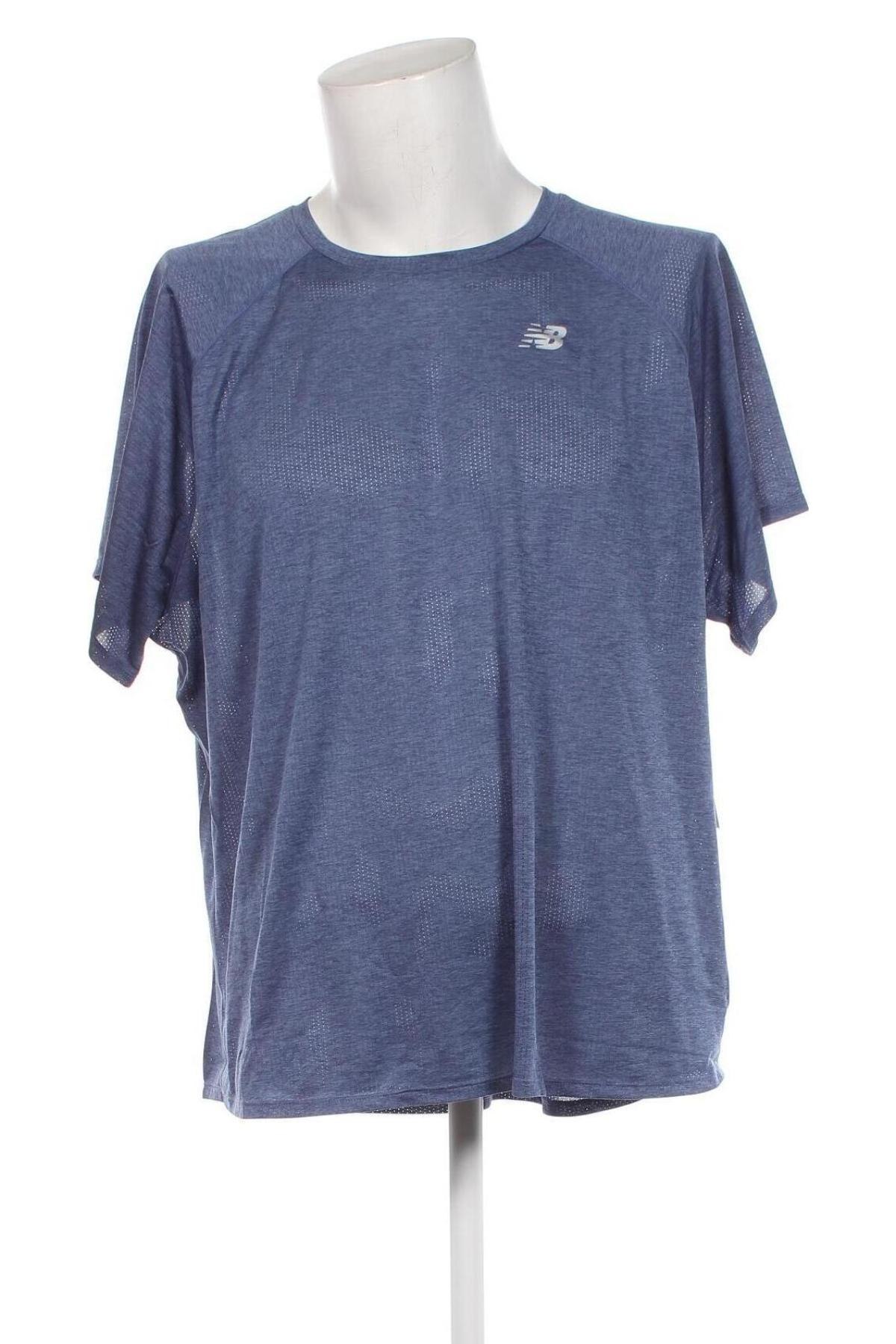 Мъжка тениска New Balance, Размер 3XL, Цвят Син, Цена 58,90 лв.