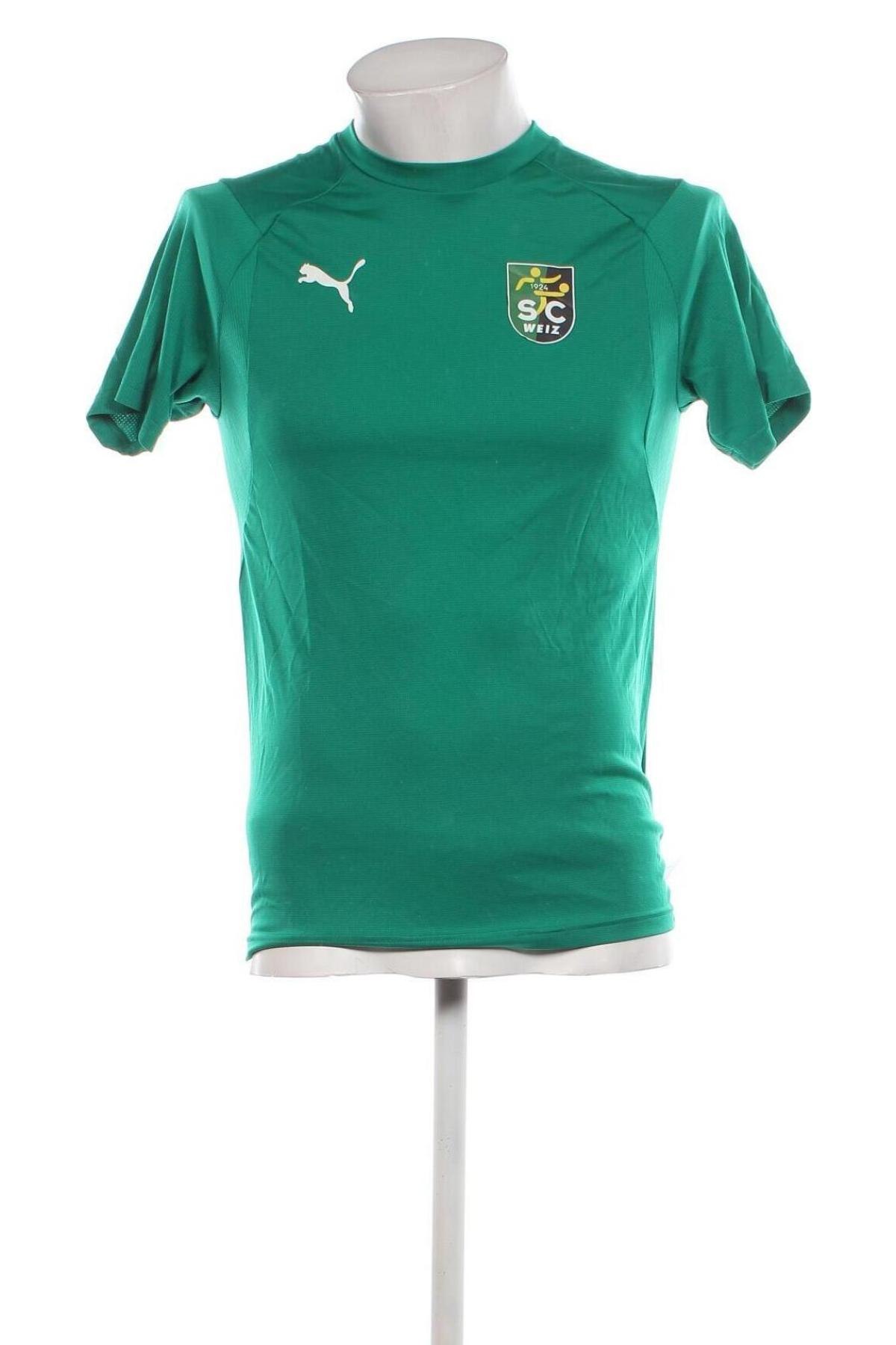 Мъжка тениска PUMA, Размер S, Цвят Зелен, Цена 27,00 лв.