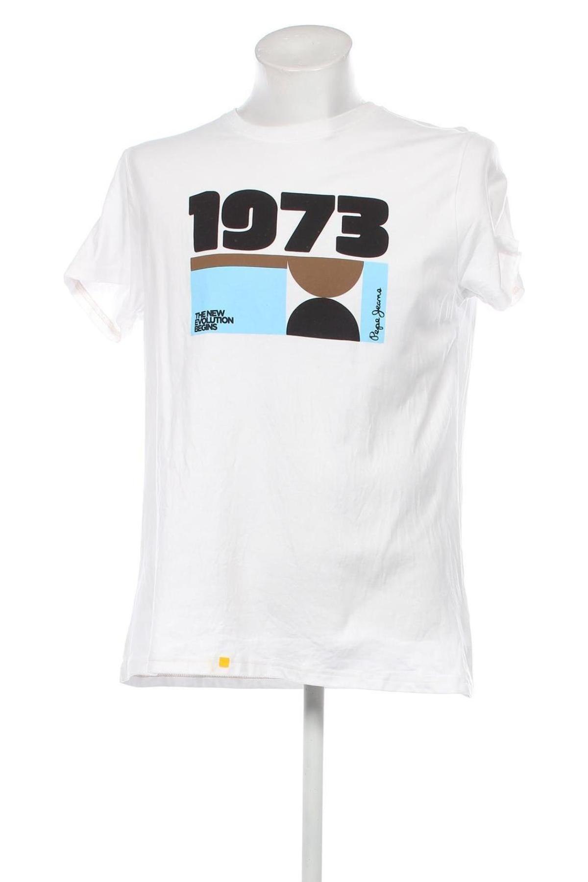 Herren T-Shirt Pepe Jeans, Größe XXL, Farbe Weiß, Preis 28,87 €