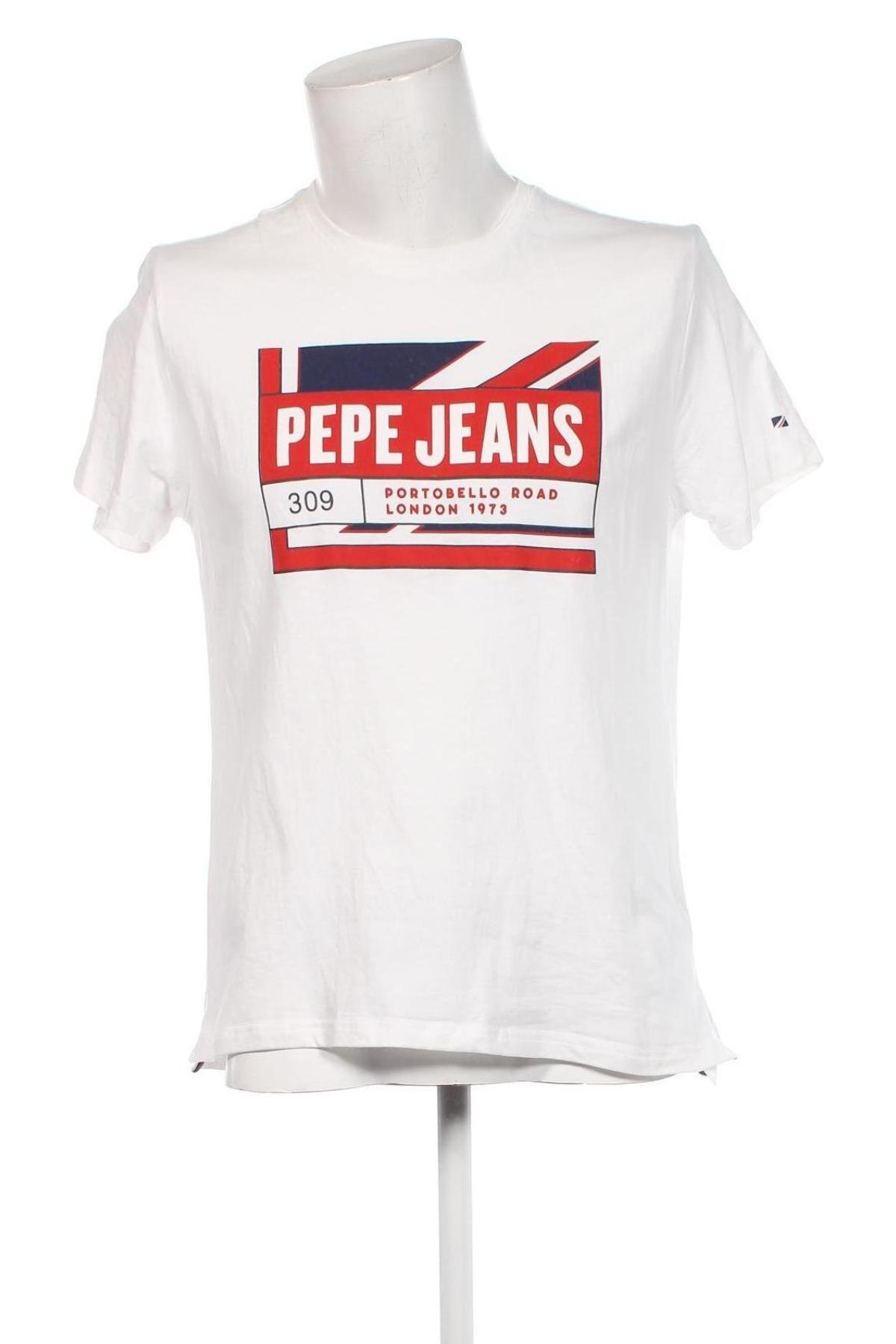 Pánske tričko  Pepe Jeans, Veľkosť M, Farba Biela, Cena  28,87 €