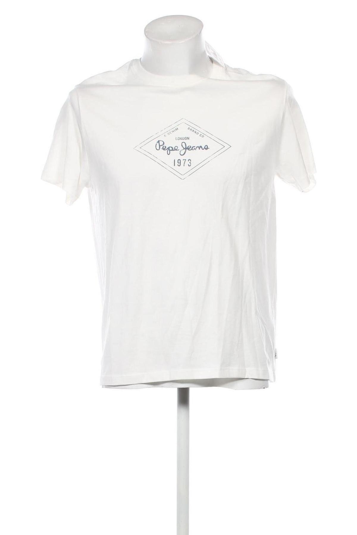 Ανδρικό t-shirt Pepe Jeans, Μέγεθος M, Χρώμα Λευκό, Τιμή 28,87 €