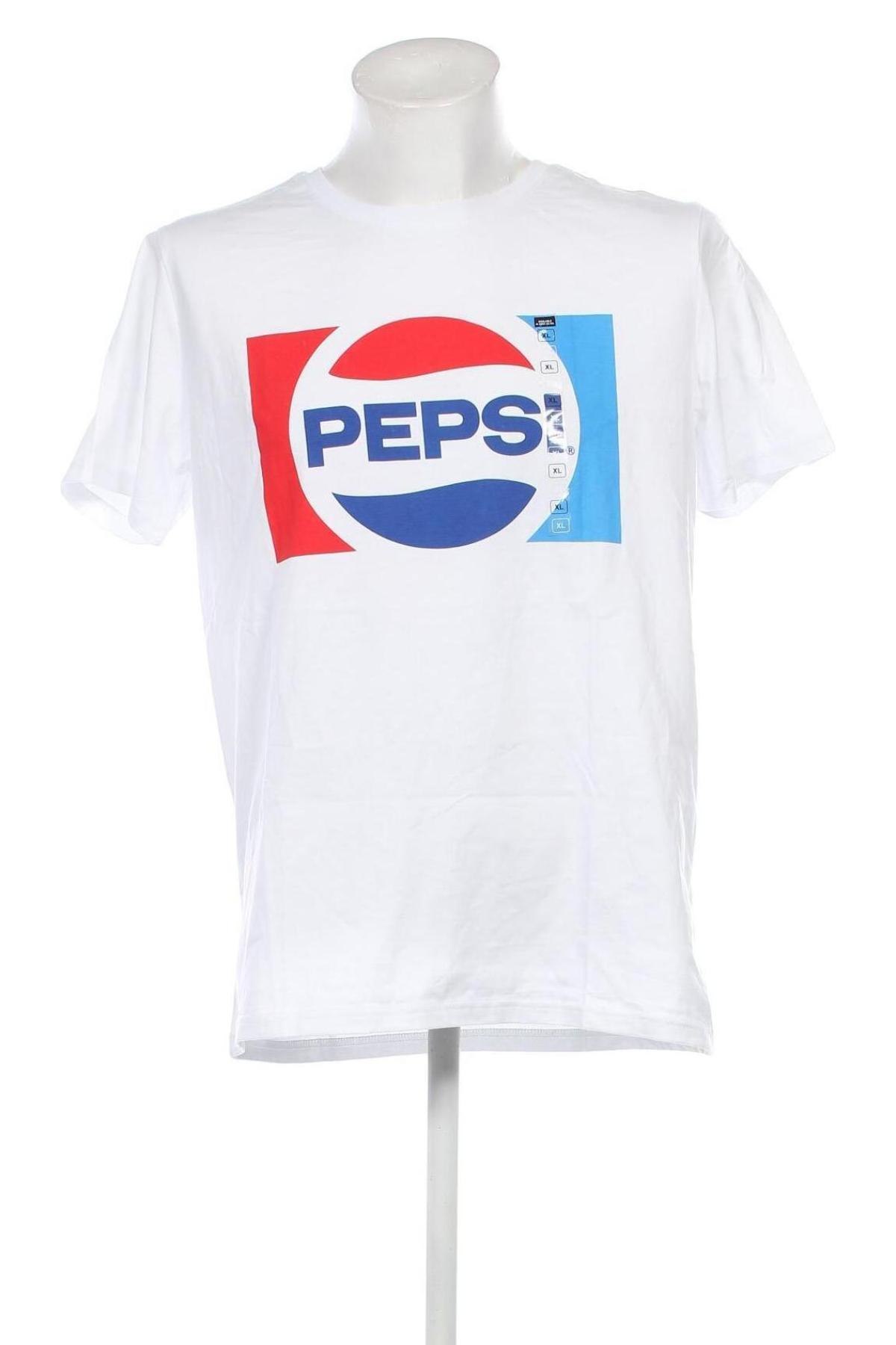 Herren T-Shirt Pepsi, Größe XL, Farbe Weiß, Preis € 10,82