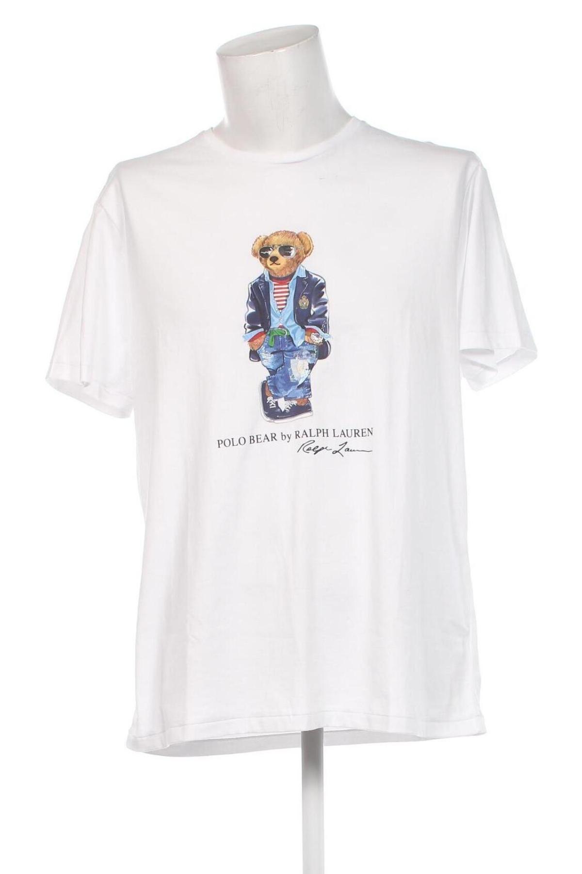 Herren T-Shirt Polo By Ralph Lauren, Größe XL, Farbe Weiß, Preis € 75,26